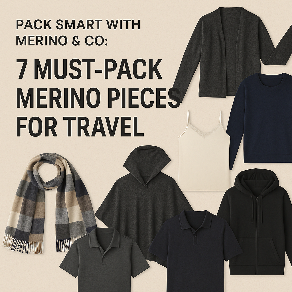 Pack Smart with Merino & Co: 7 Must-Pack Merino Pieces for Travel