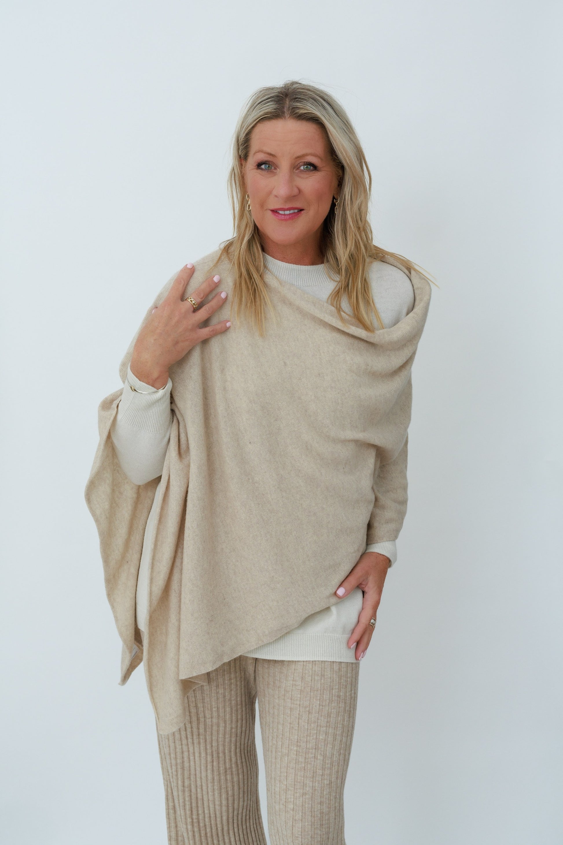 Merino Wool Poncho