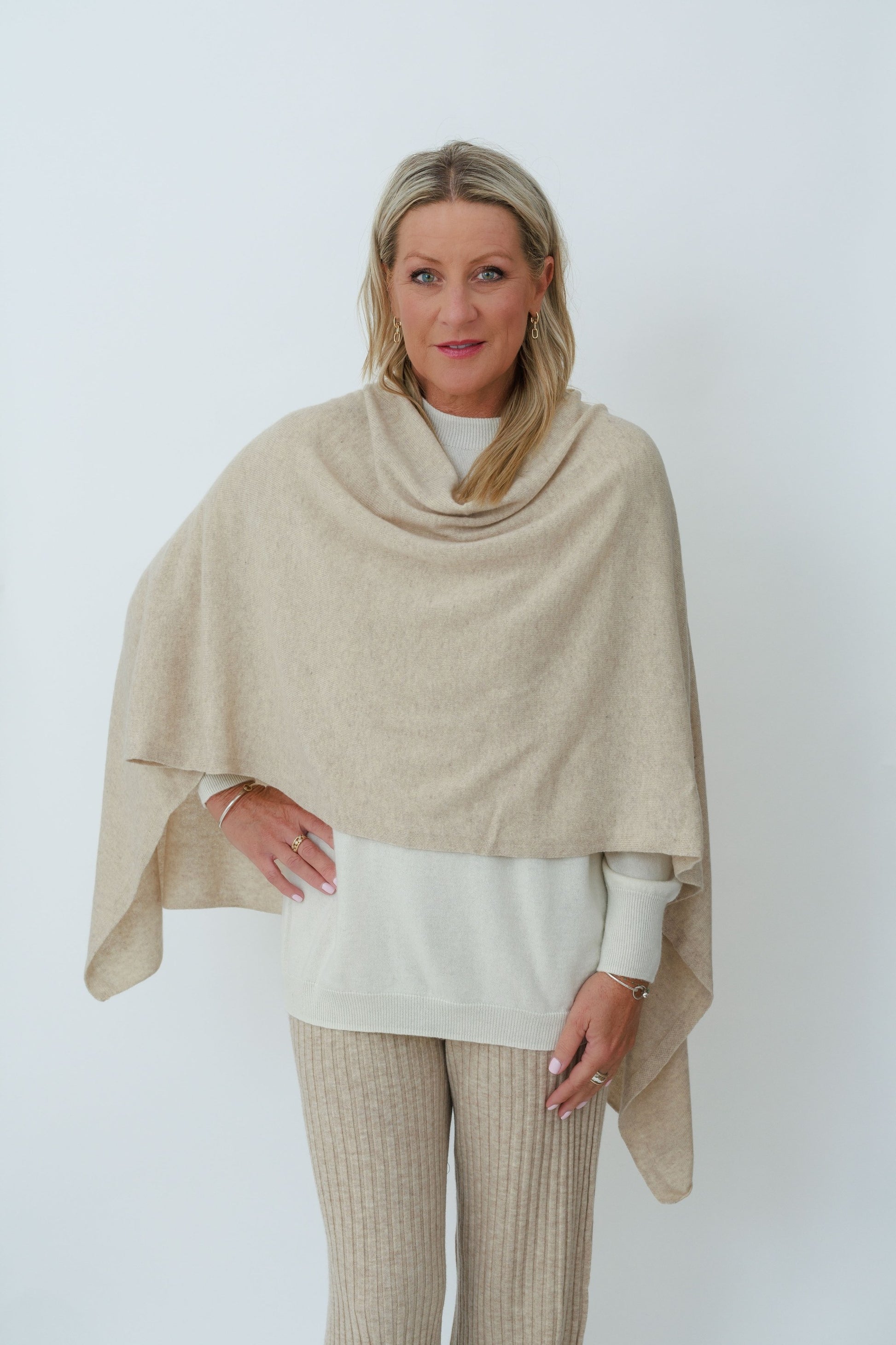 Merino Wool Poncho