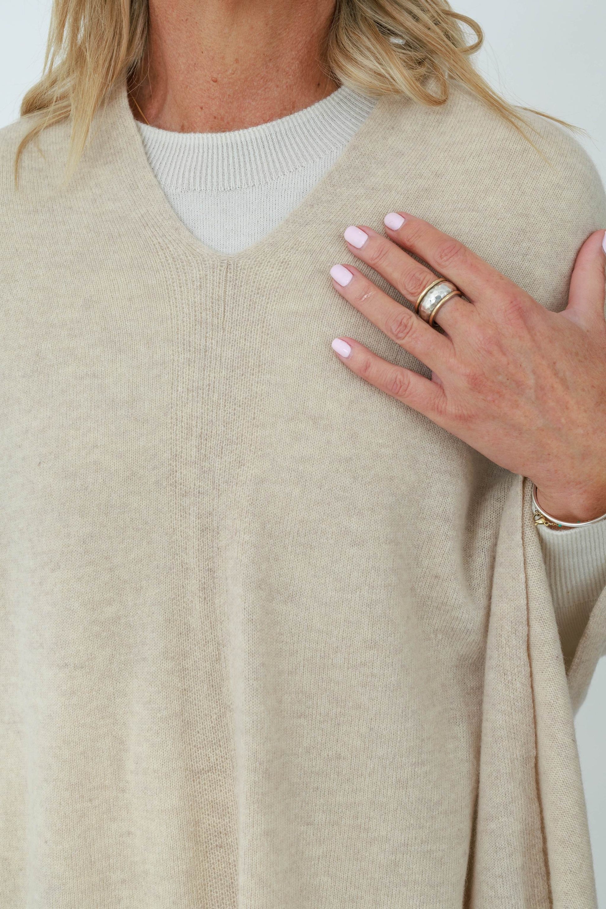 Merino Wool Poncho