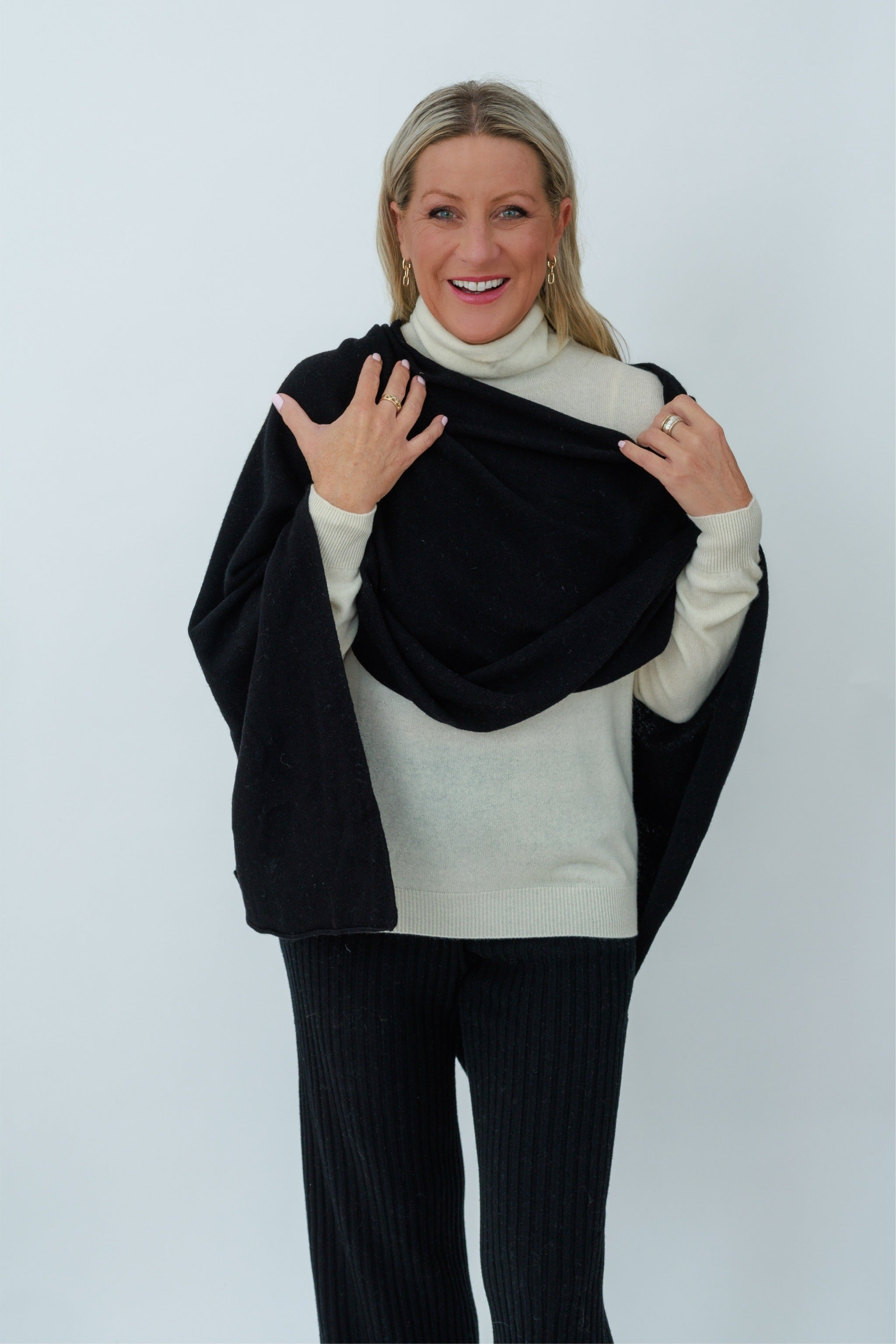 Merino Wool Poncho