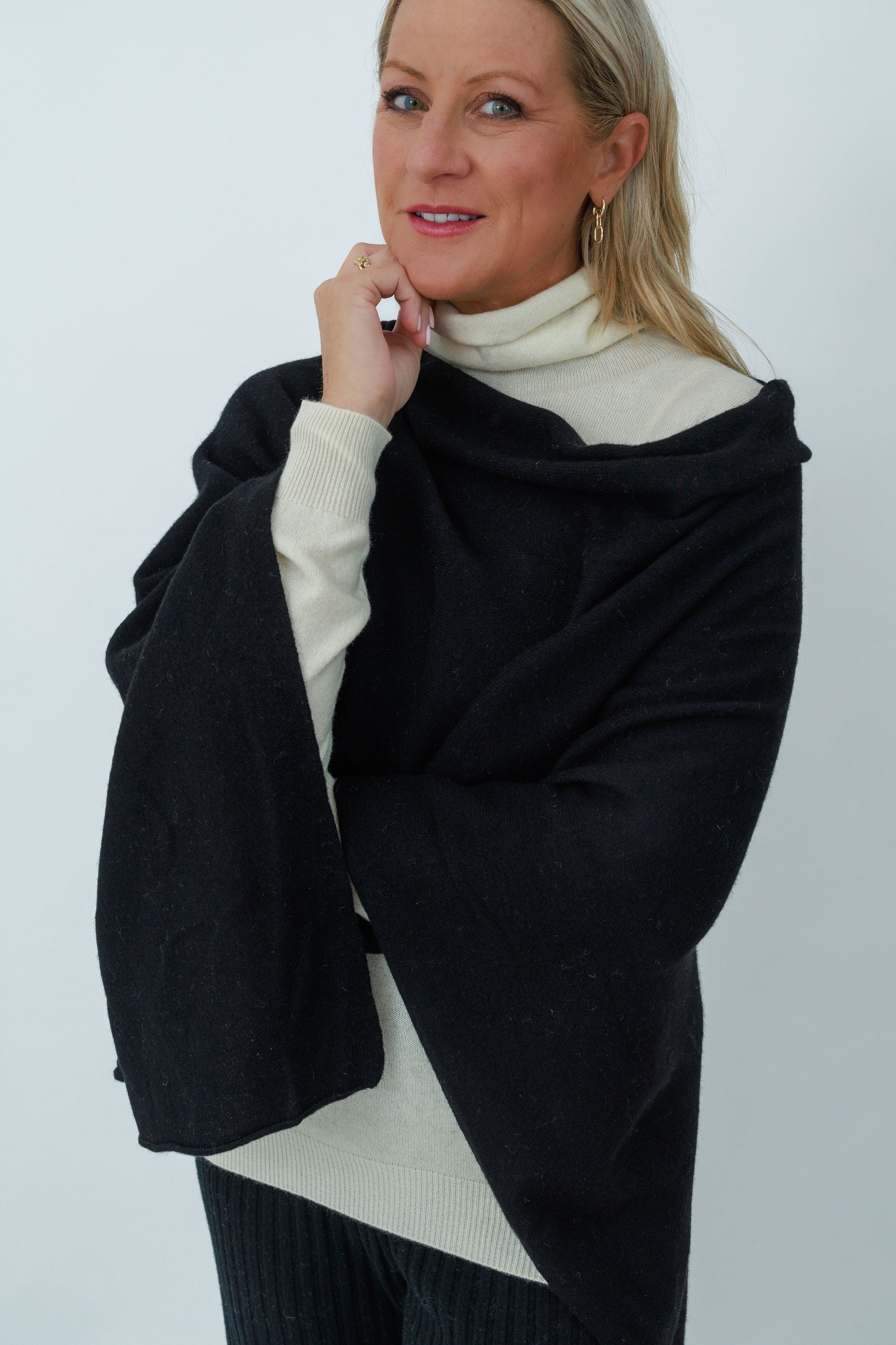 Merino Wool Poncho