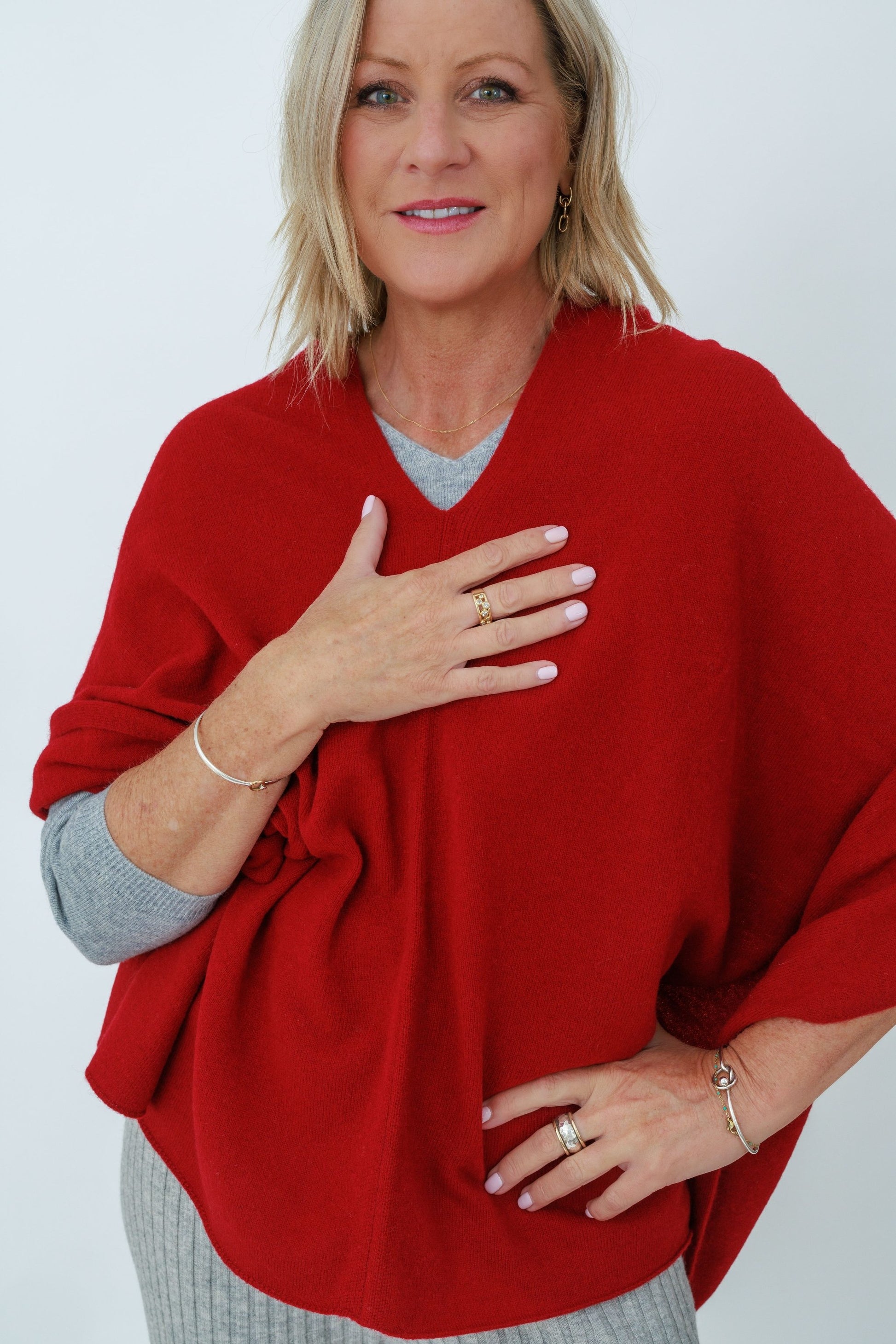 Merino Wool Poncho