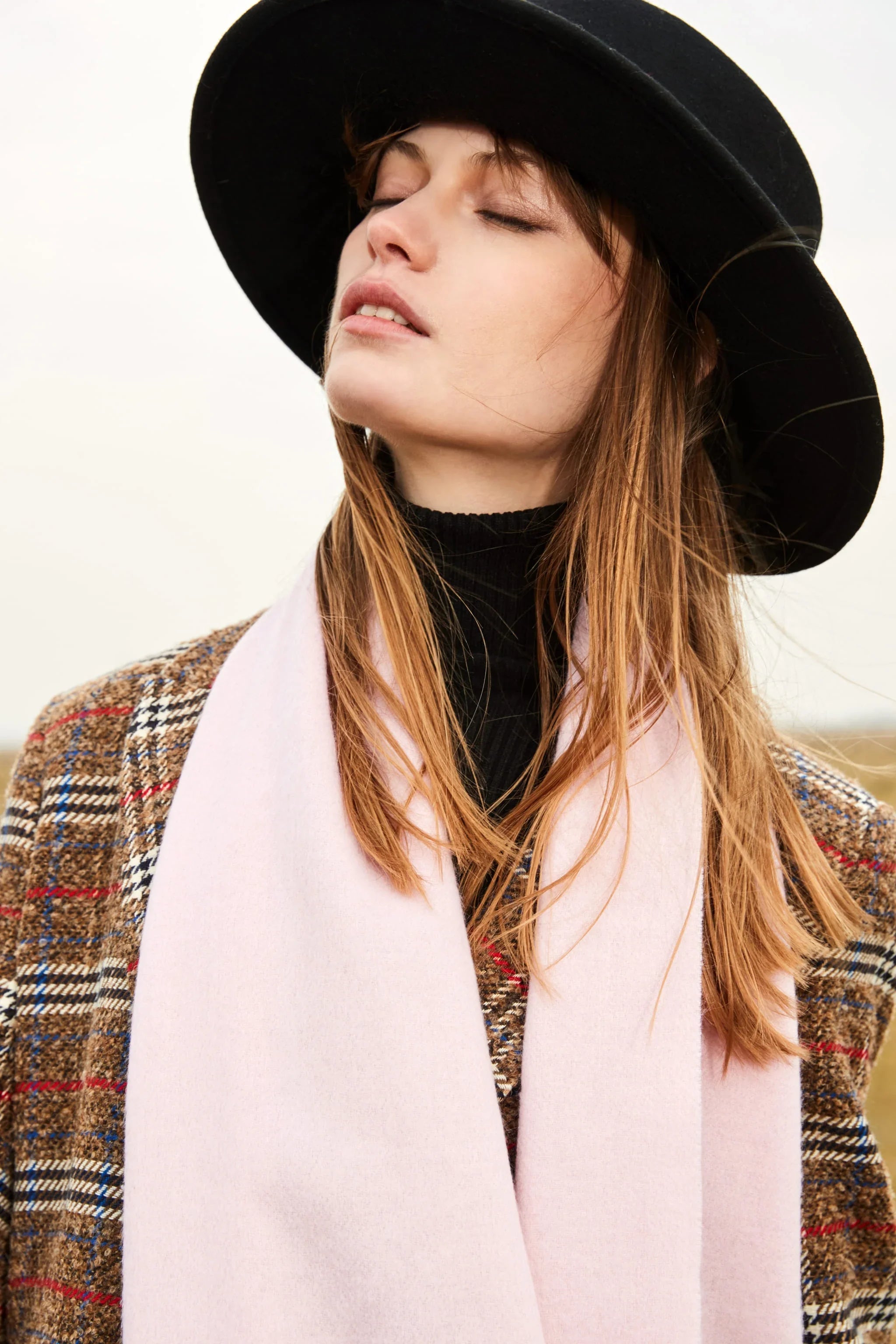 Solid Colour Merino Wool Scarf