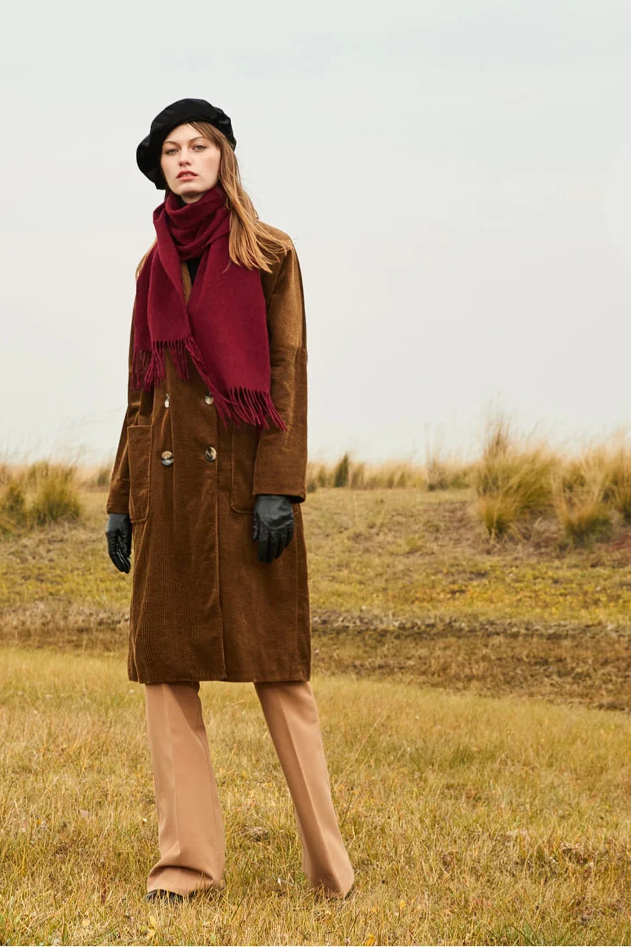 Solid Colour Merino Wool Scarf
