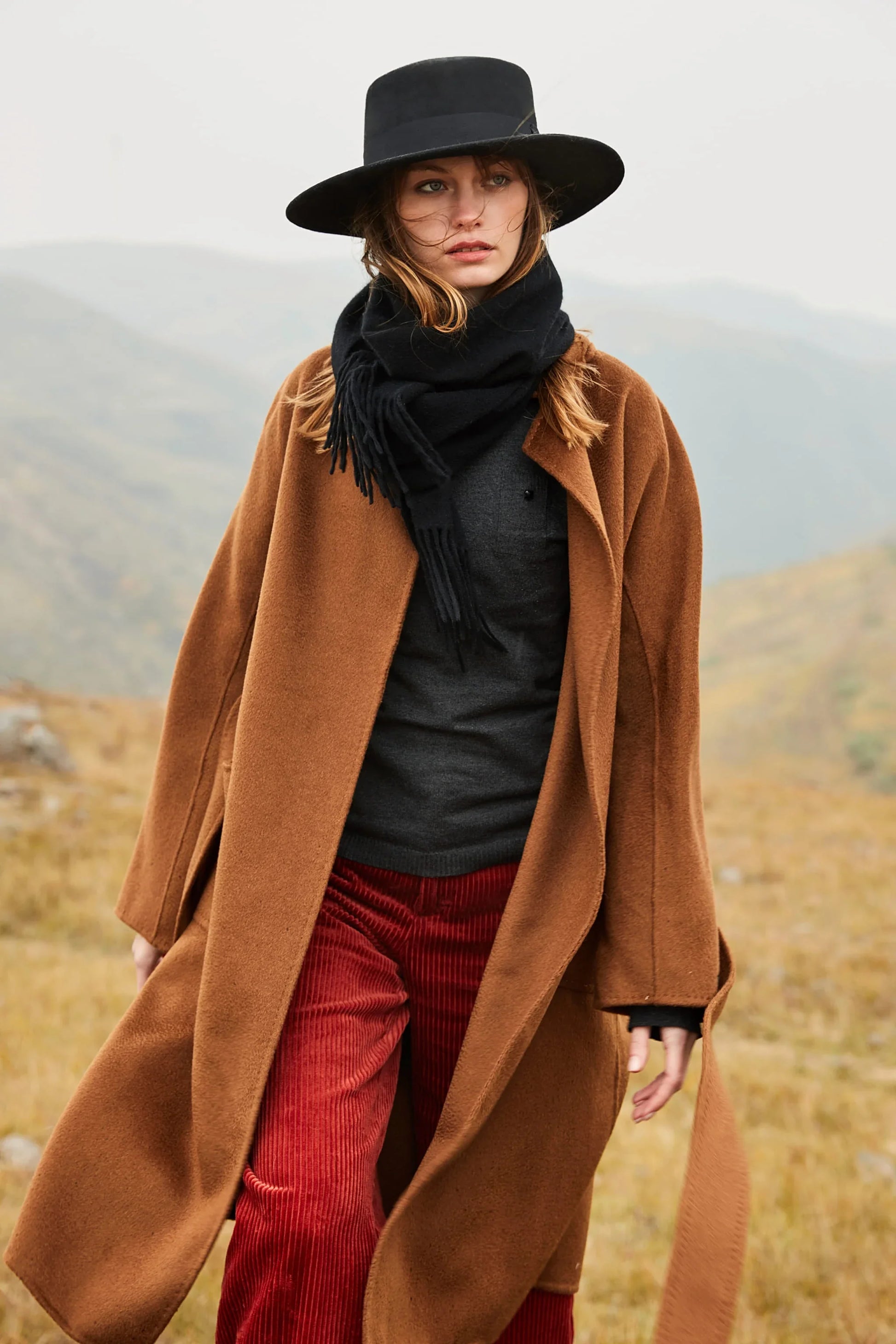 Solid Colour Merino Wool Scarf