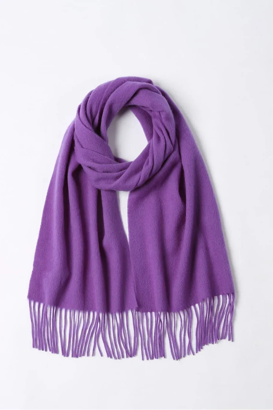 Solid Colour Merino Wool Scarf