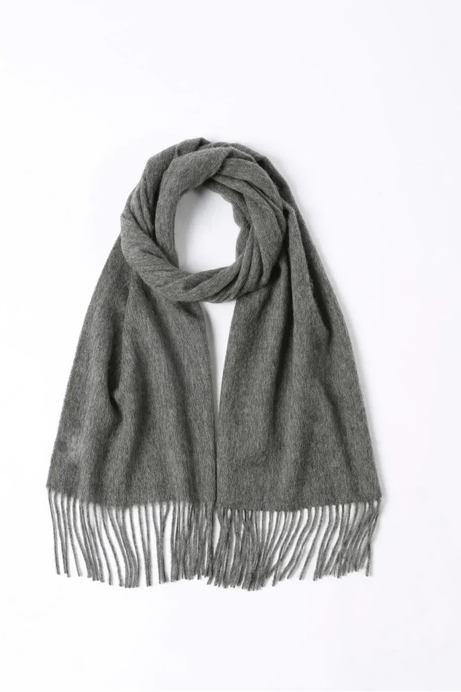 Solid Colour Merino Wool Scarf
