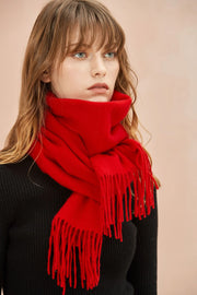 Solid Colour Merino Wool Scarf