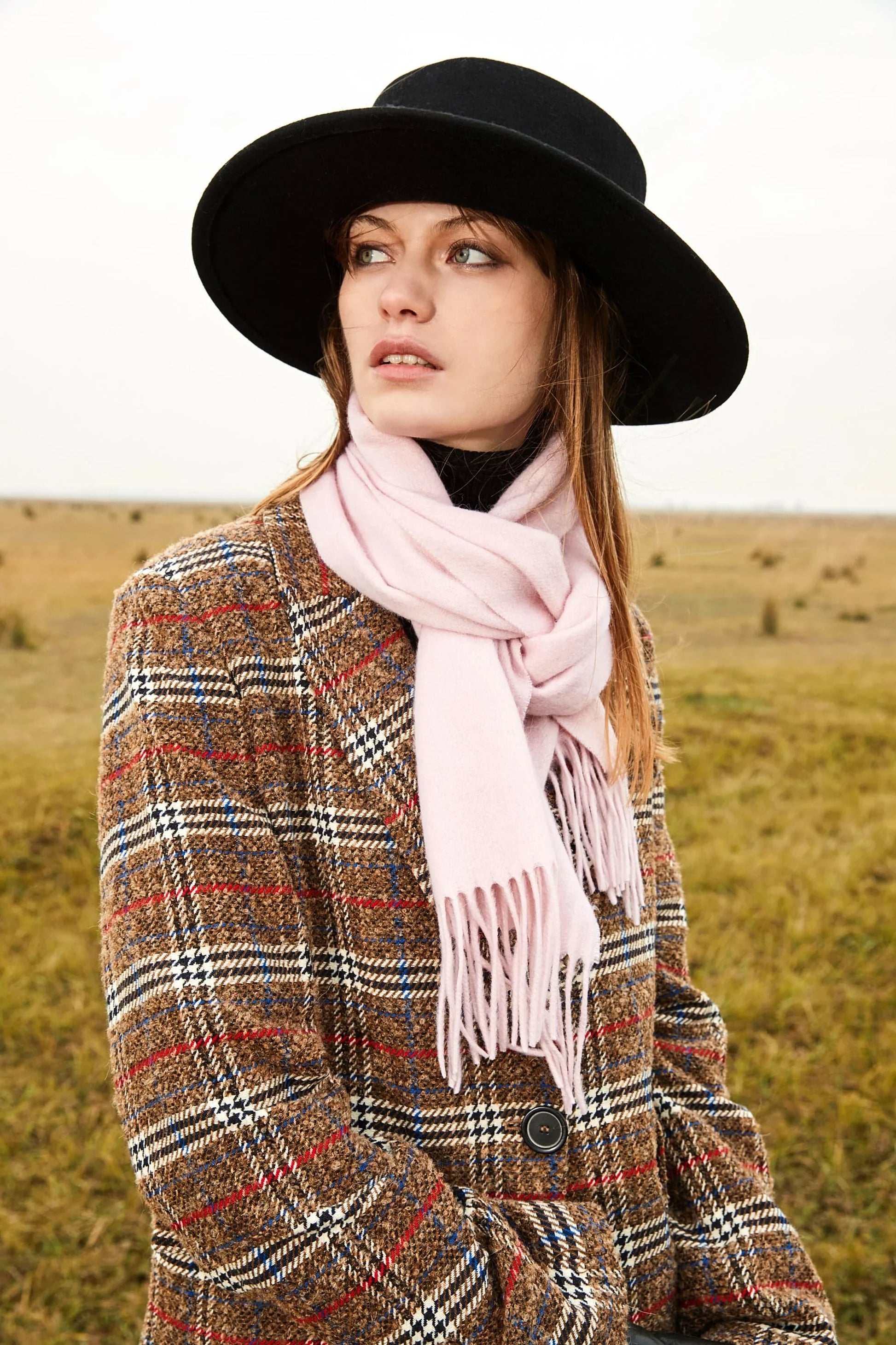 Solid Colour Merino Wool Scarf