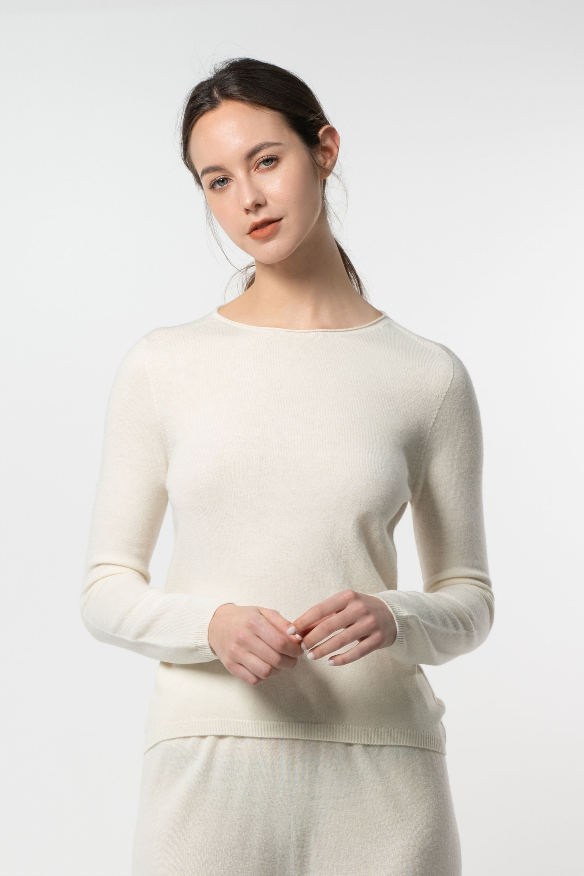 Roll Neck Long Sleeve Pullover