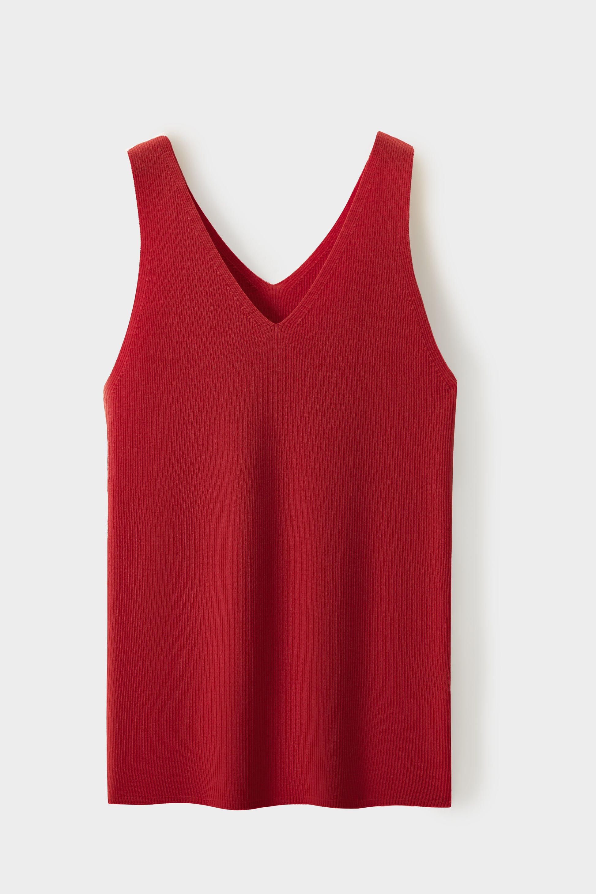 Merino V-Neck Sleeveless Top