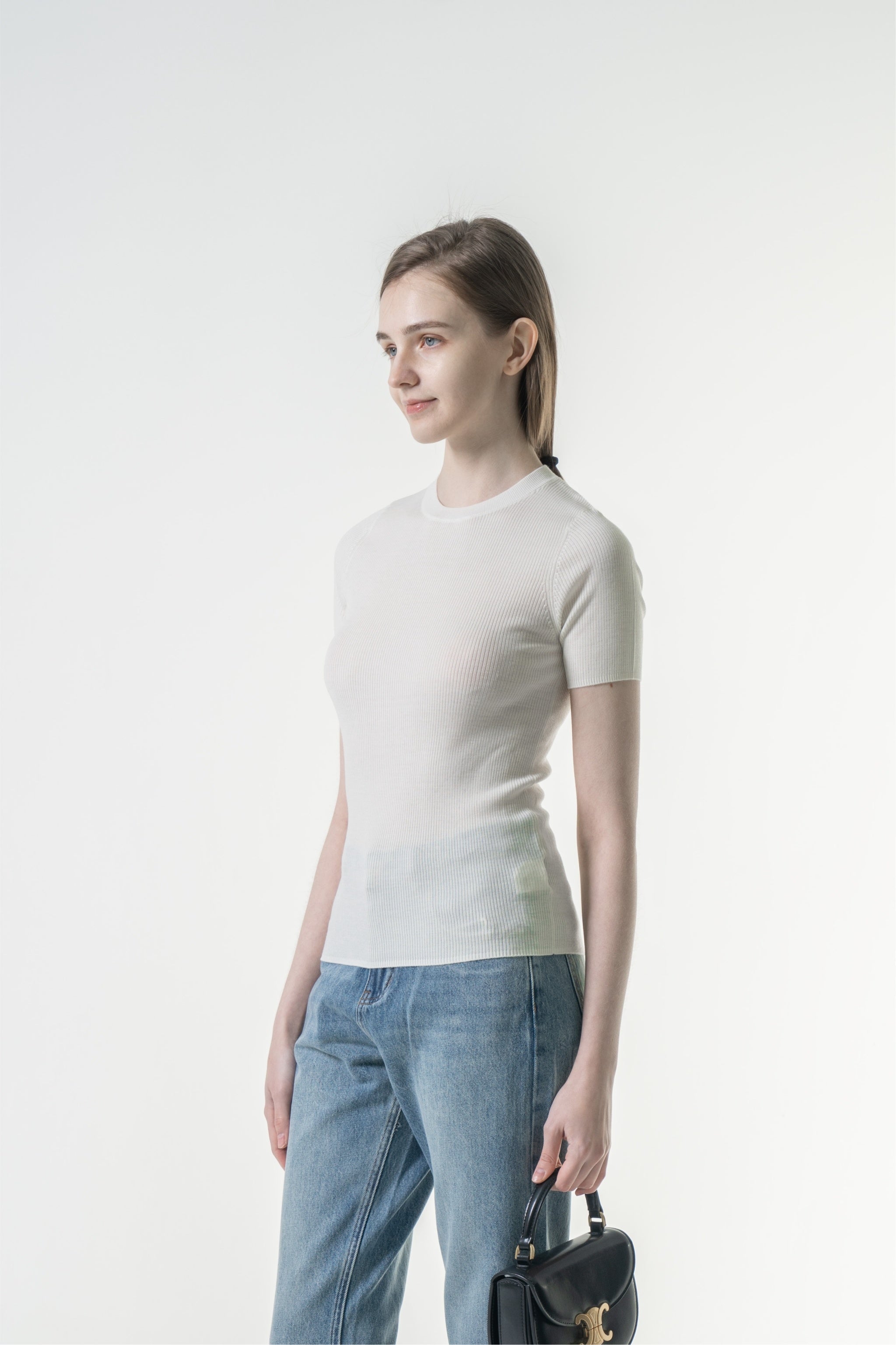 Merino Round Neck Basic Tee