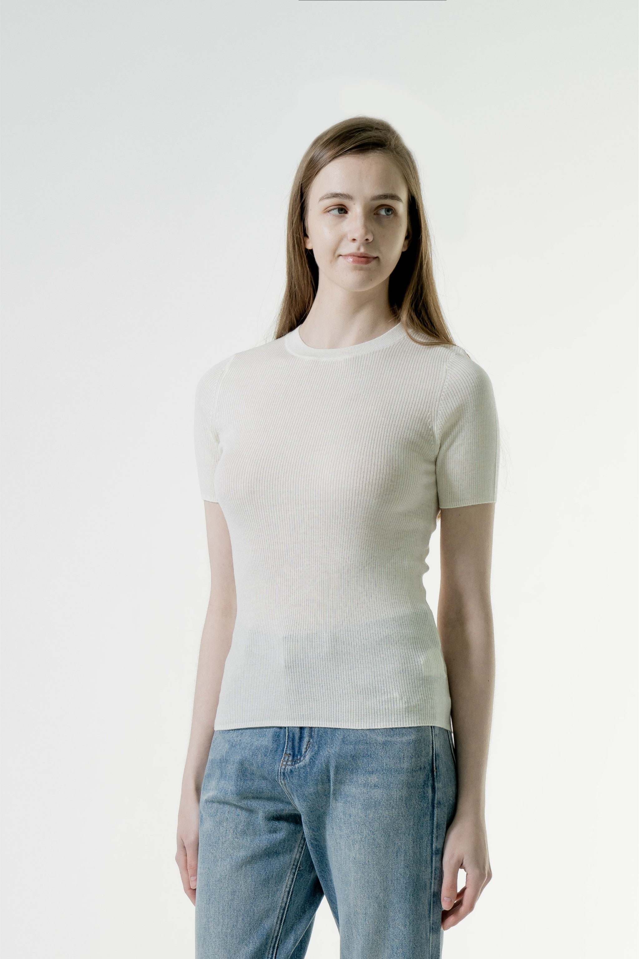 Merino Round Neck Basic Tee