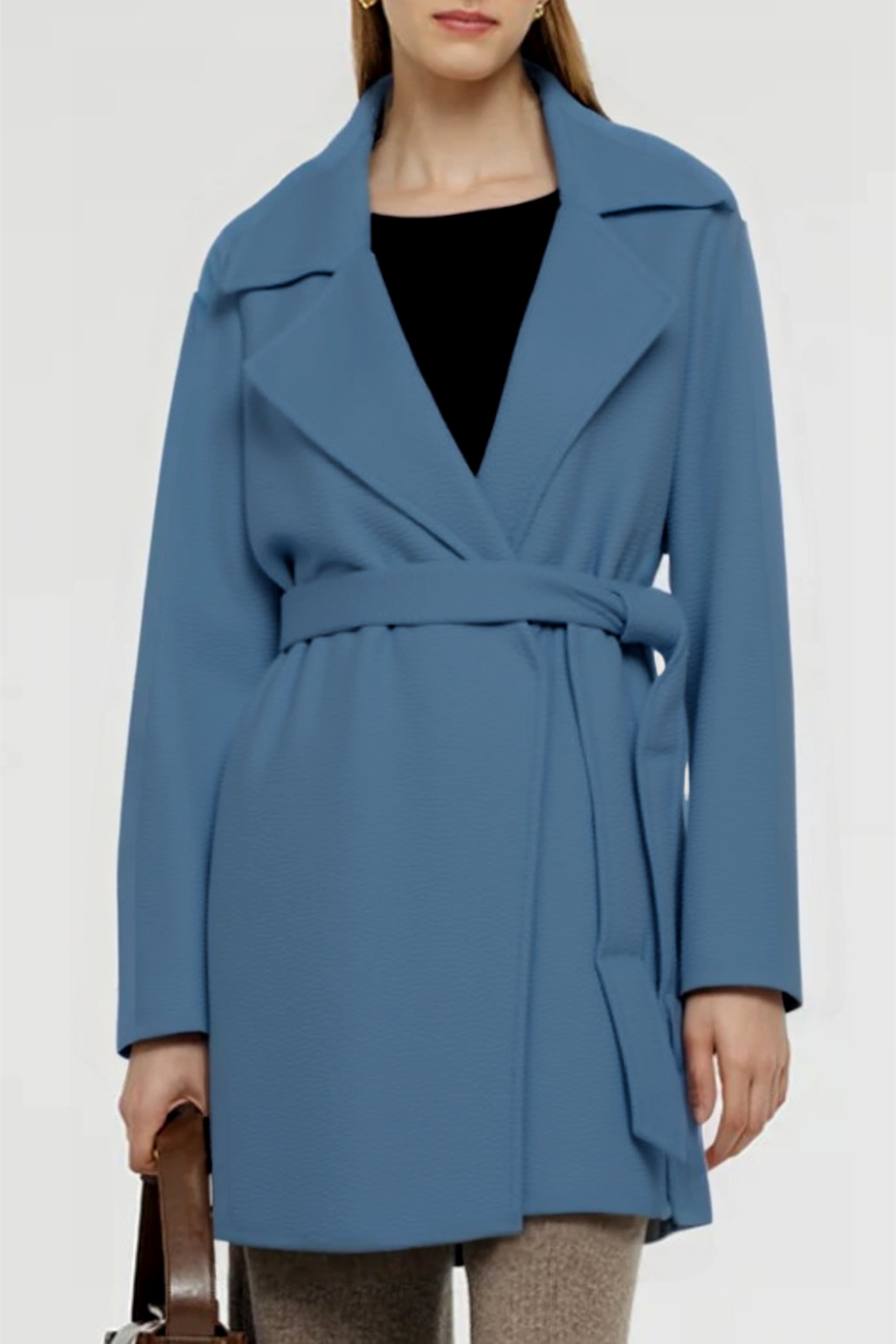 Women's Australian Wool Short Belted Coat | Merinosnug