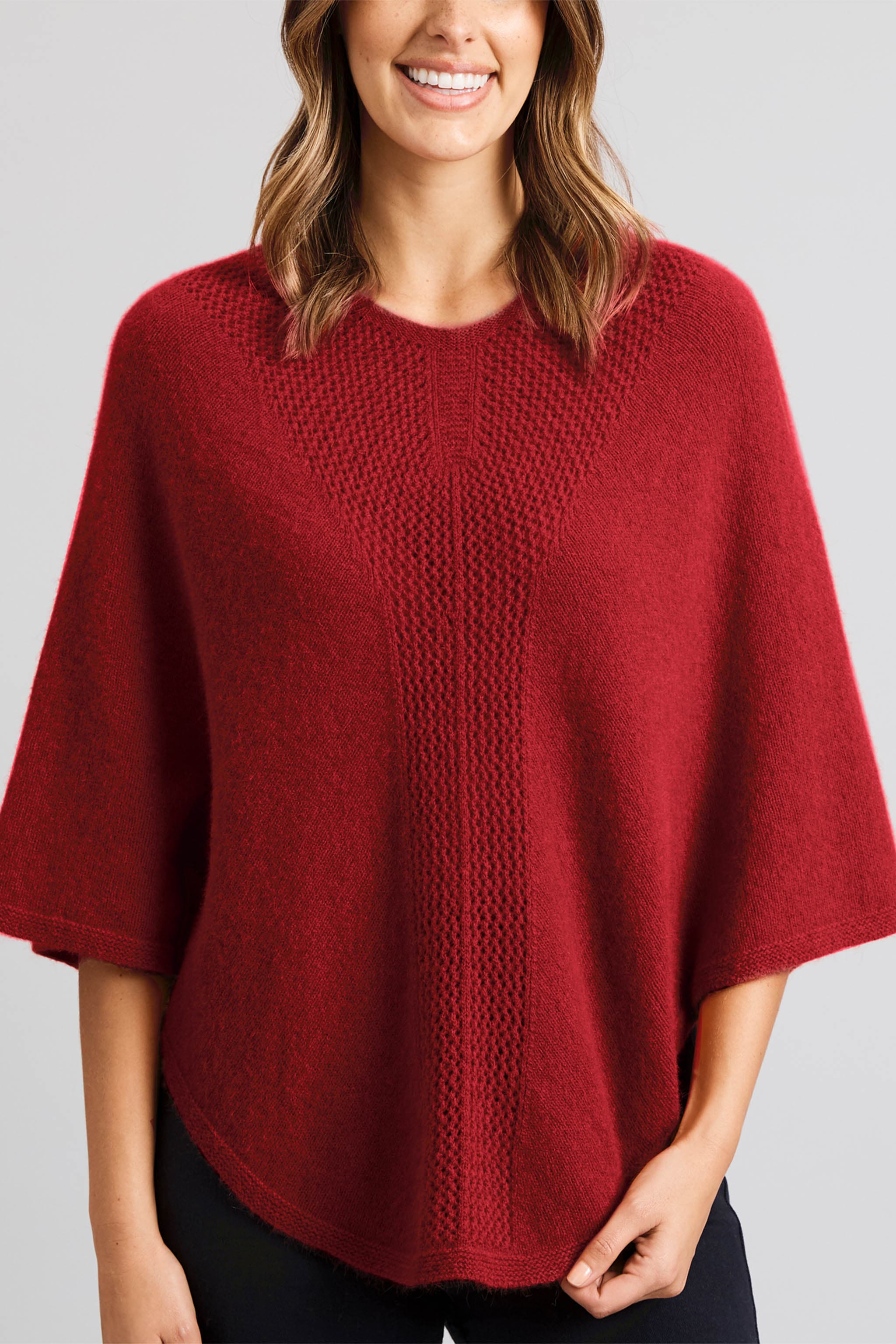 Merino Possum Poncho