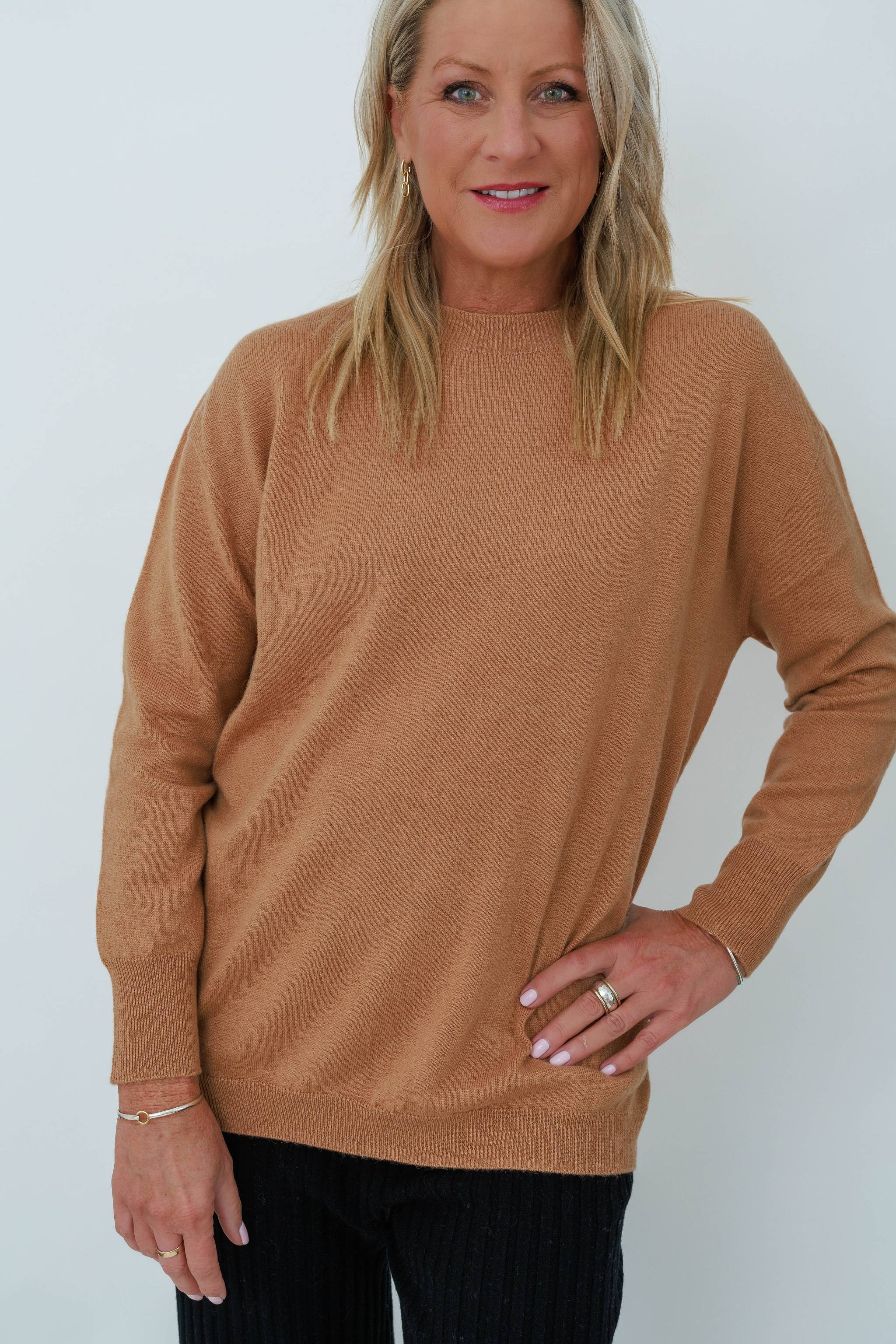 MerinoSnug Alpaca/Merino Wool Blend Crew Neck Jumper