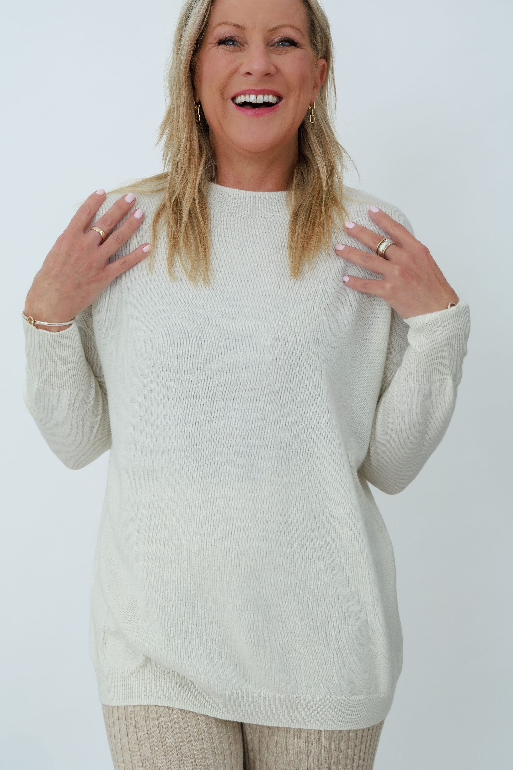 MerinoSnug Alpaca/Merino Wool Blend Crew Neck Jumper