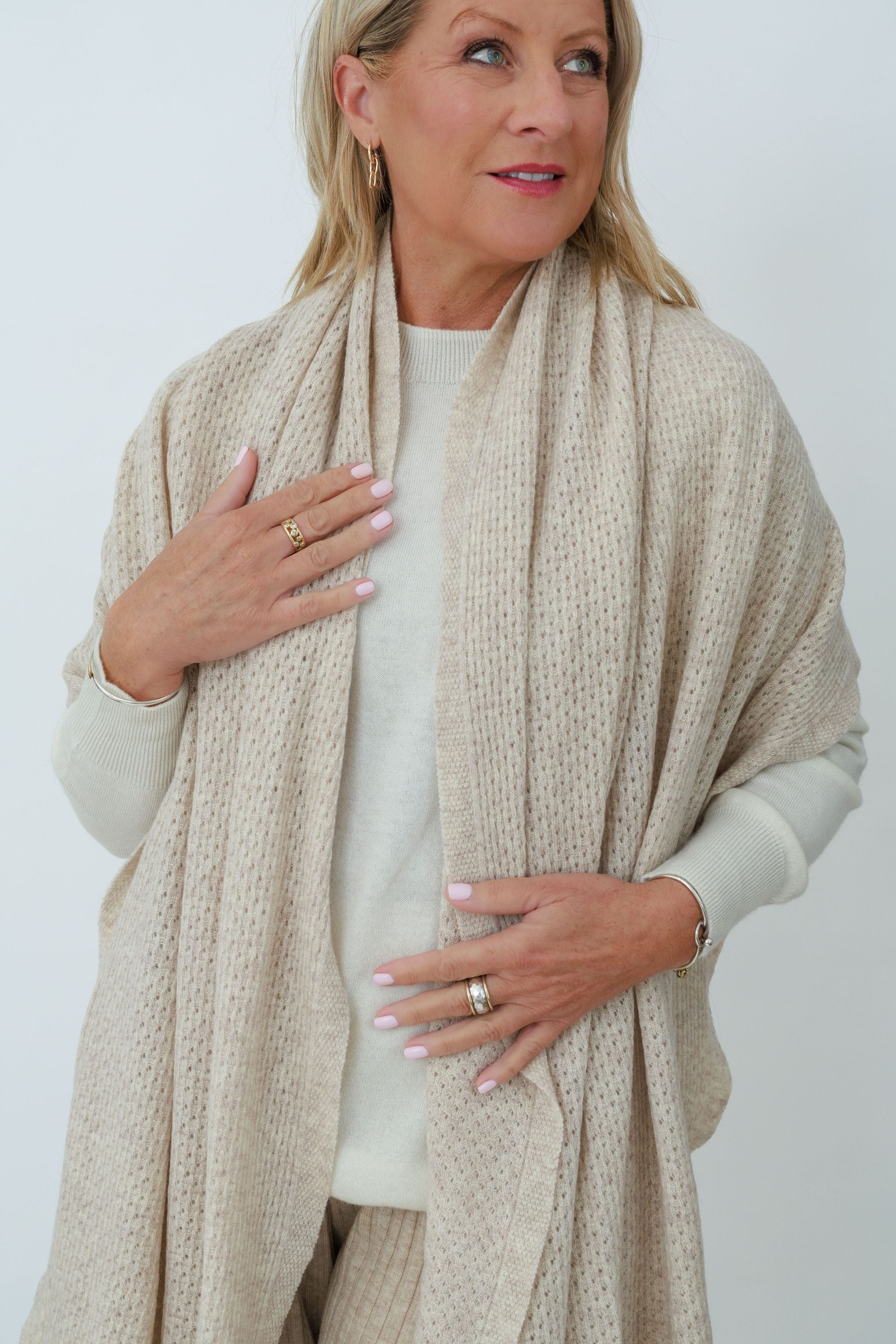 Merinosnug Mansfield Wool Knitted Wrap