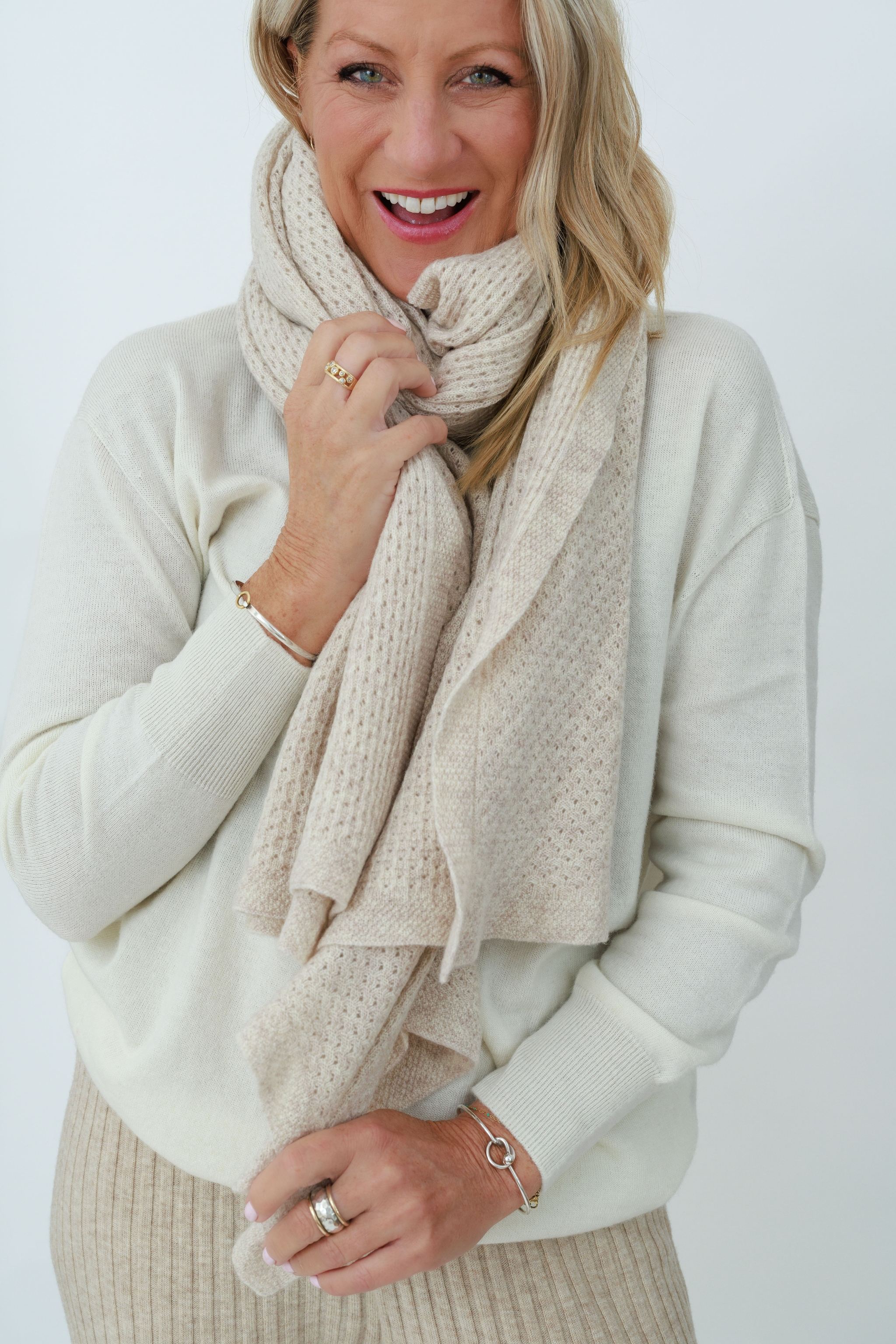 Merinosnug Mansfield Wool Knitted Wrap