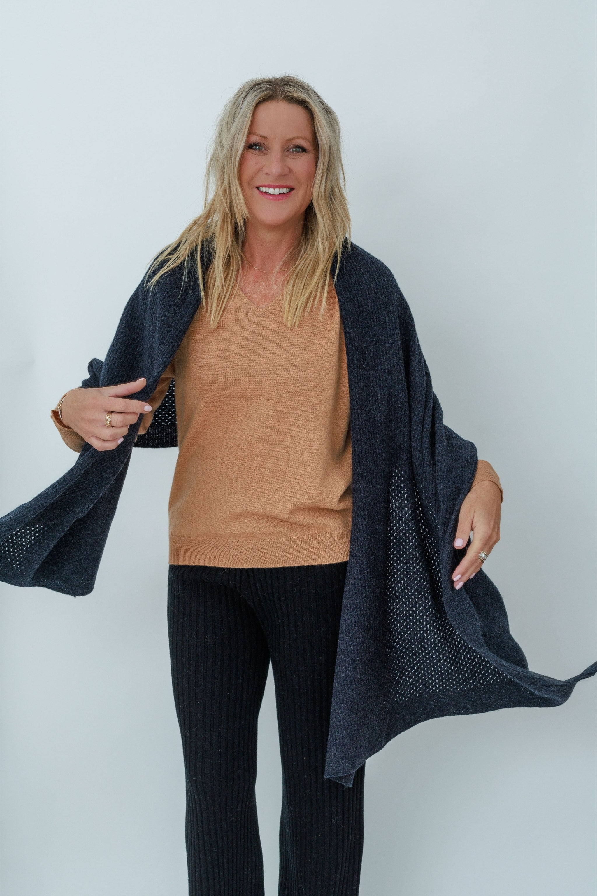 Merinosnug Mansfield Wool Knitted Wrap