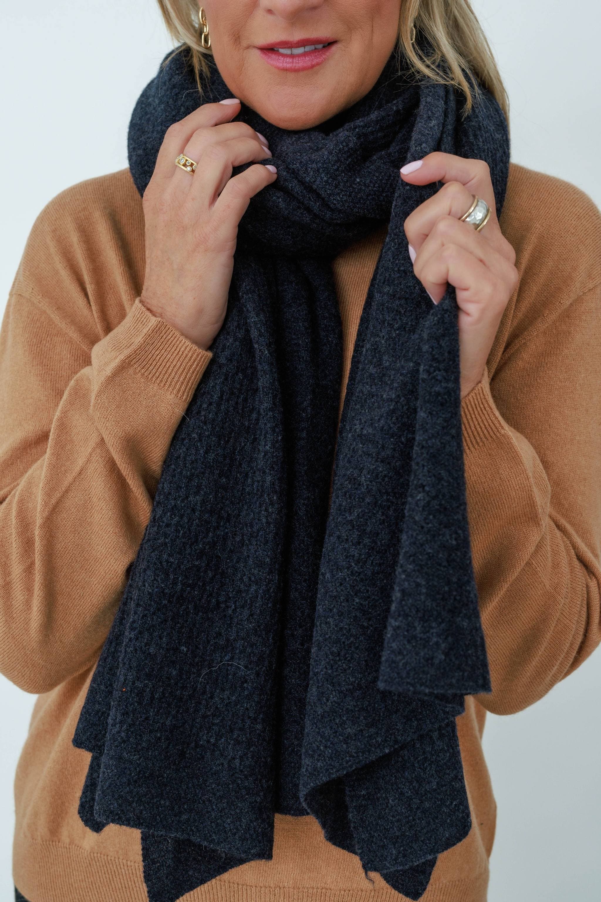 Merinosnug Mansfield Wool Alpaca Knitted Wrap