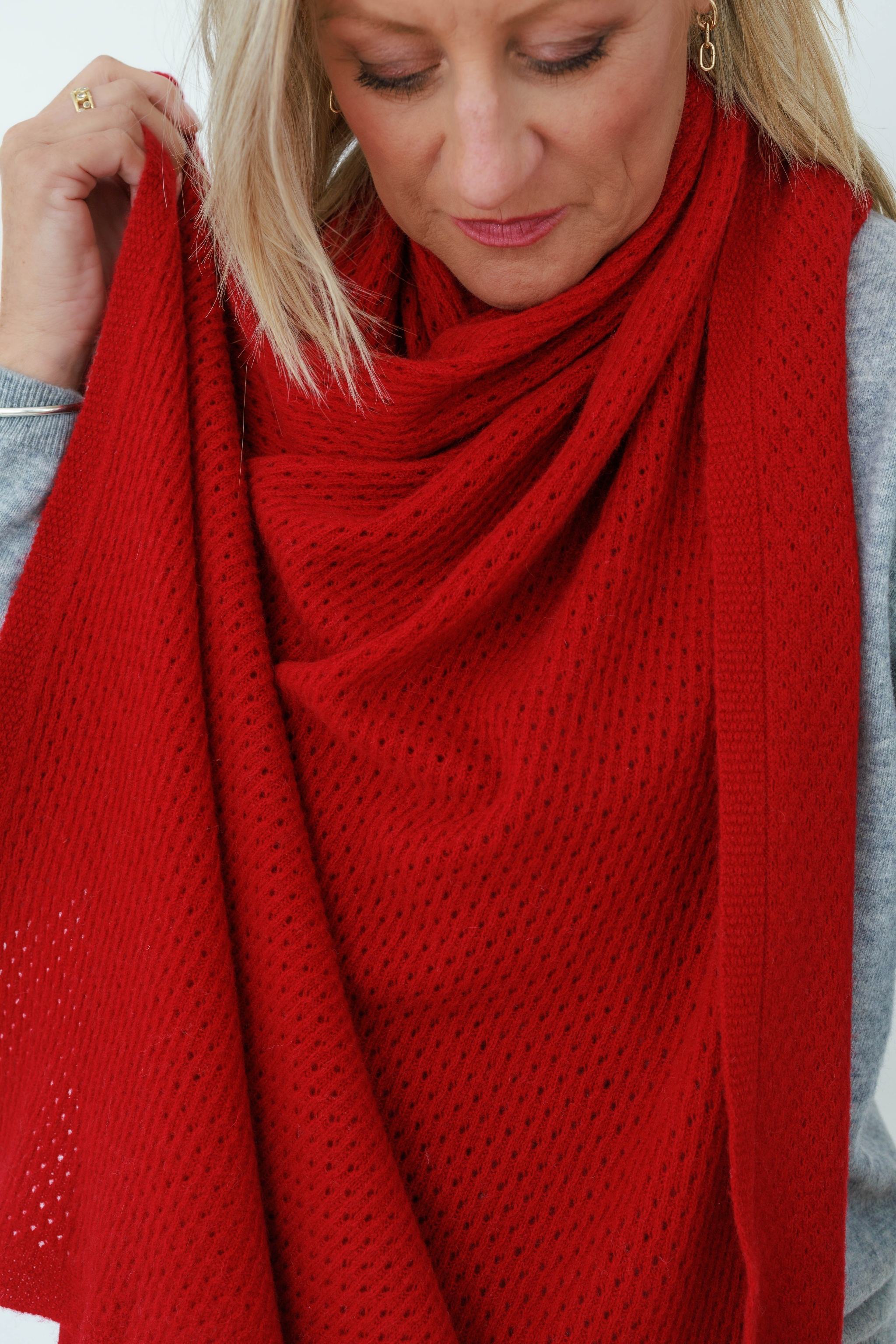 Merinosnug Mansfield Wool Knitted Wrap