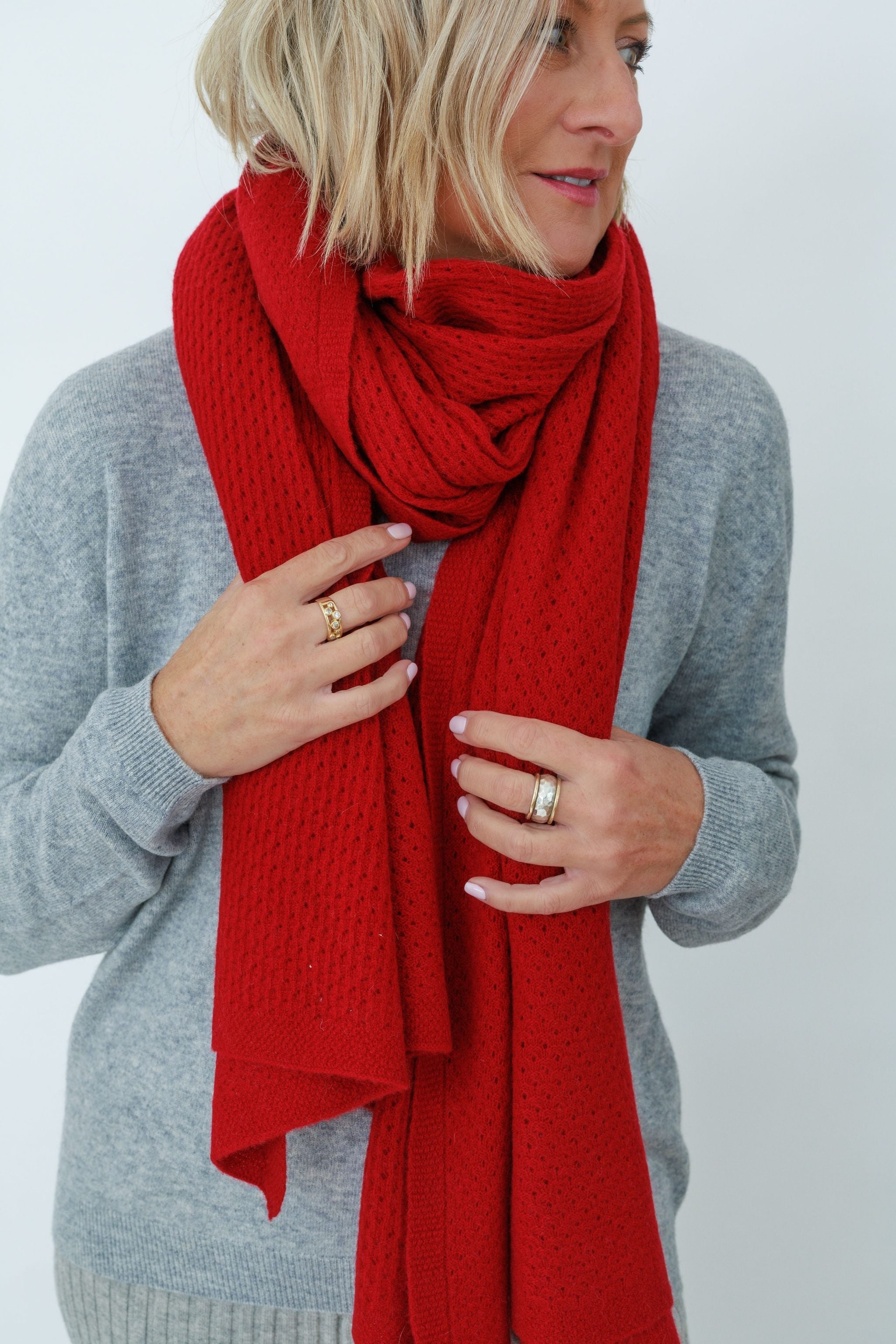 Merinosnug Mansfield Wool Knitted Wrap