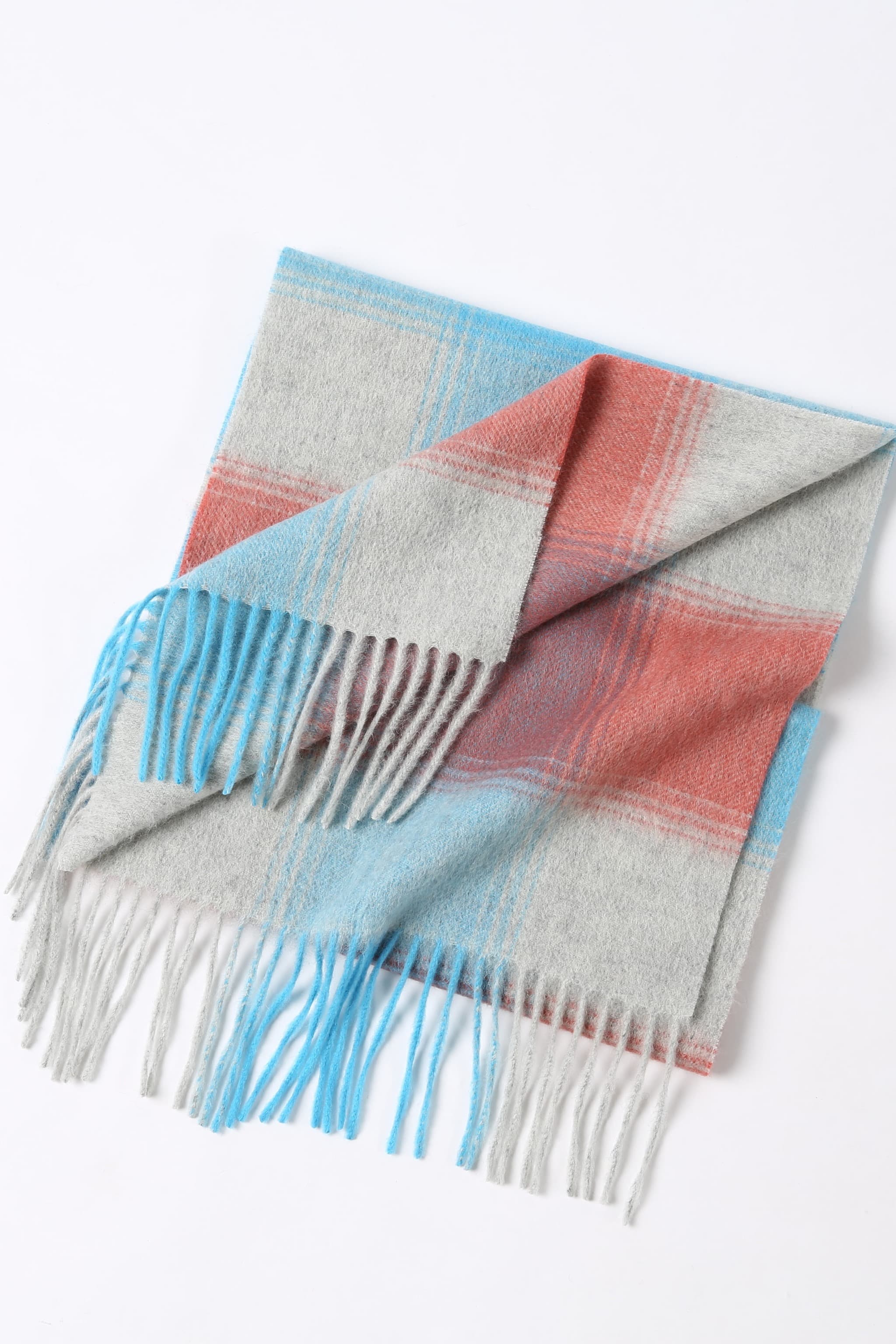 Merinosnug Australian-Made Checked Wool Woven Scarf – 90% Merino, 10% Alpaca