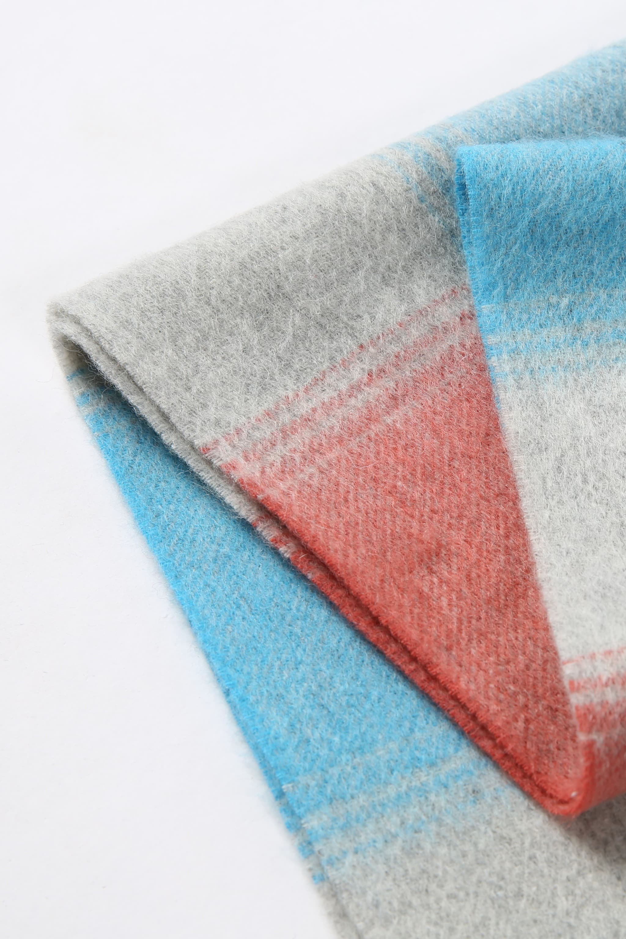 Merinosnug Australian-Made Checked Wool Woven Scarf – 90% Merino, 10% Alpaca