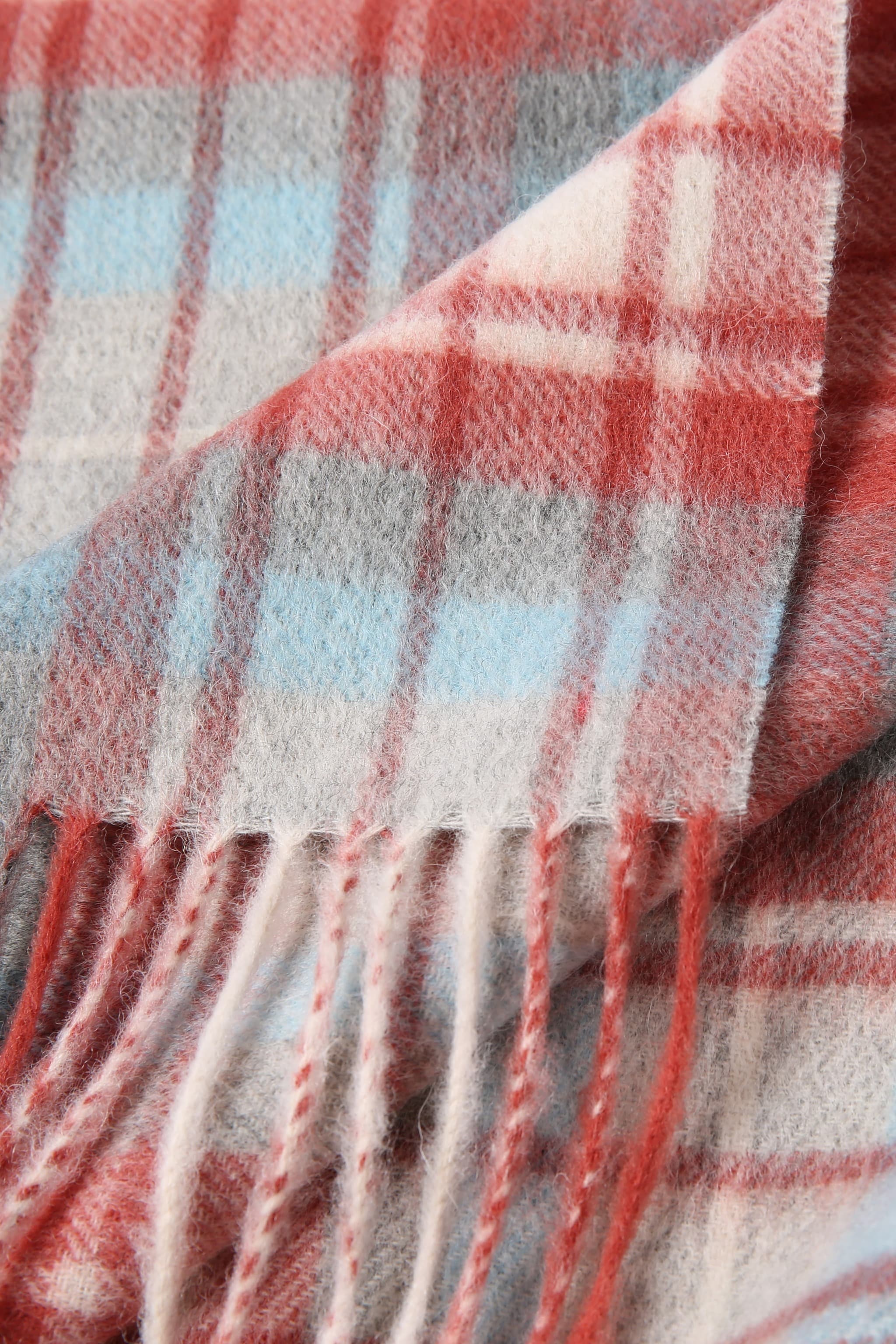 Merinosnug Australian-Made Checked Wool Woven Scarf – 90% Merino, 10% Alpaca