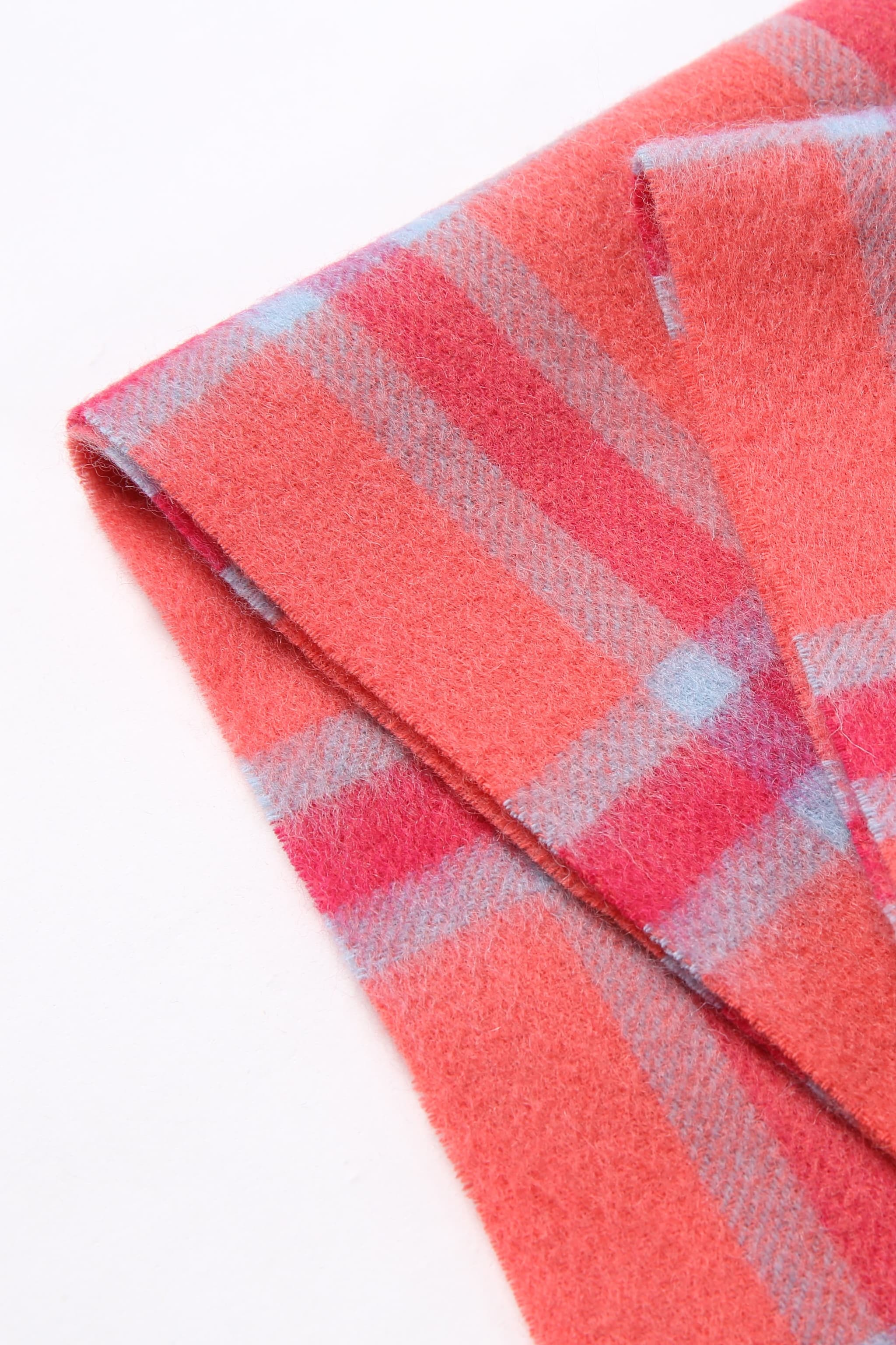 Merinosnug Australian-Made Checked Wool Woven Scarf – 90% Merino, 10% Alpaca