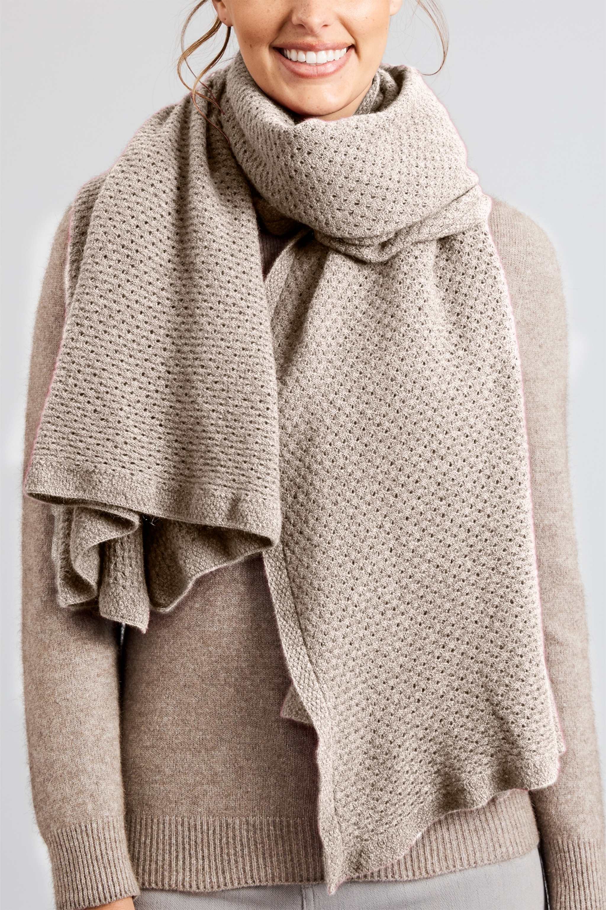 Merinosnug Mansfield Wool Knitted Wrap