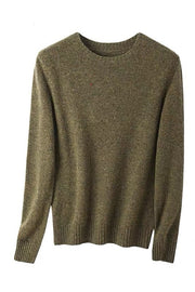 Women's Round-neck Wool Sweater