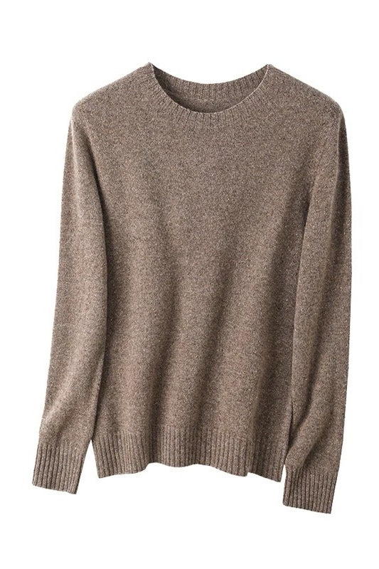 Women's Round-neck Wool Sweater