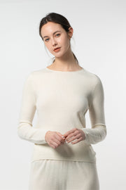 Robyn Pullover – 100% Wool Super Soft Roll Neck Long Sleeve Pullover