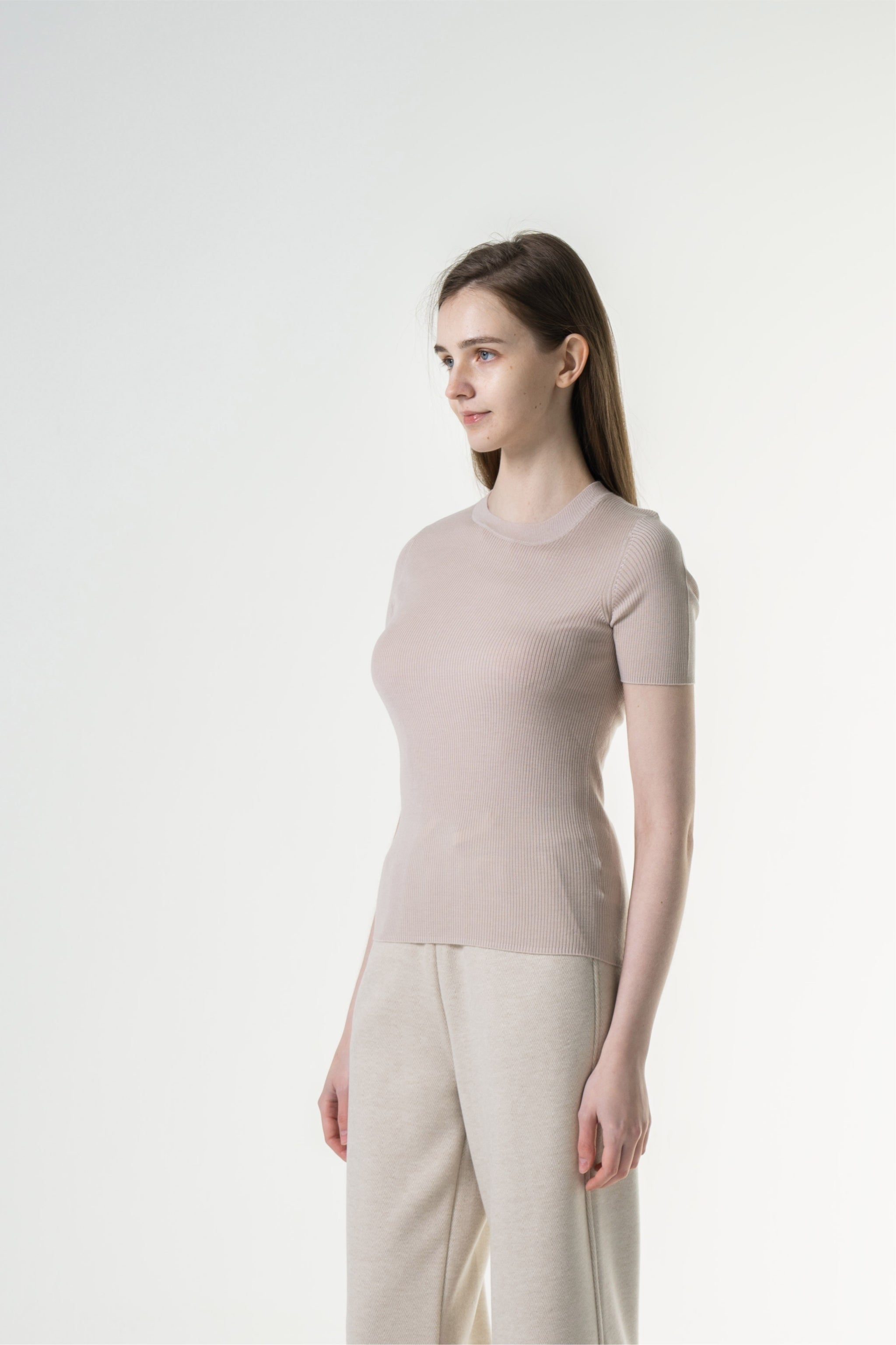 Merinosnug Superfine Merino Scoop Neck Basic Tee