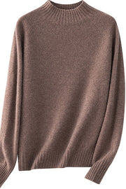 Women's Round-Neck Cashmere Sweater