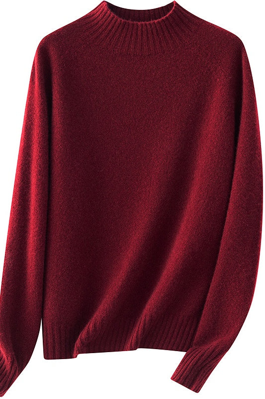 Women's Round-Neck Cashmere Sweater