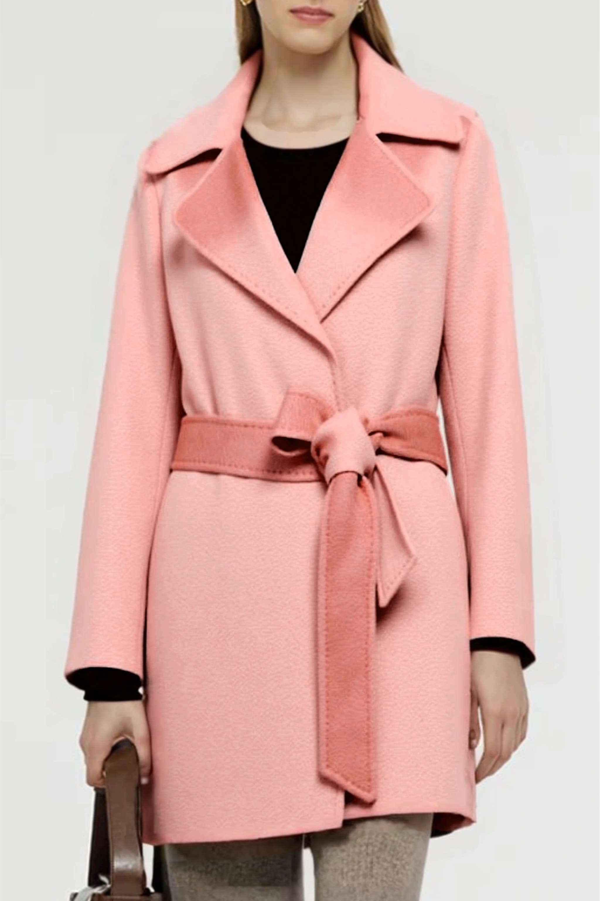 Women's Australian Wool Short Belted Coat | Merinosnug