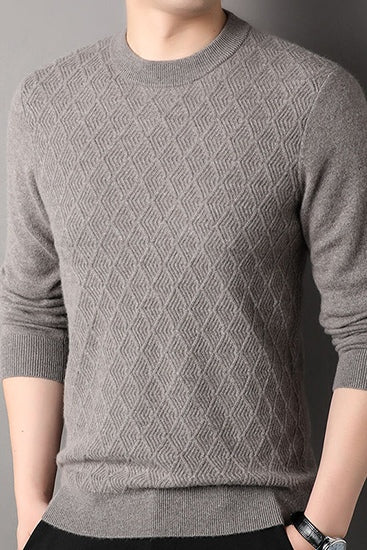 Men's Round-Neck Cashmere Sweater