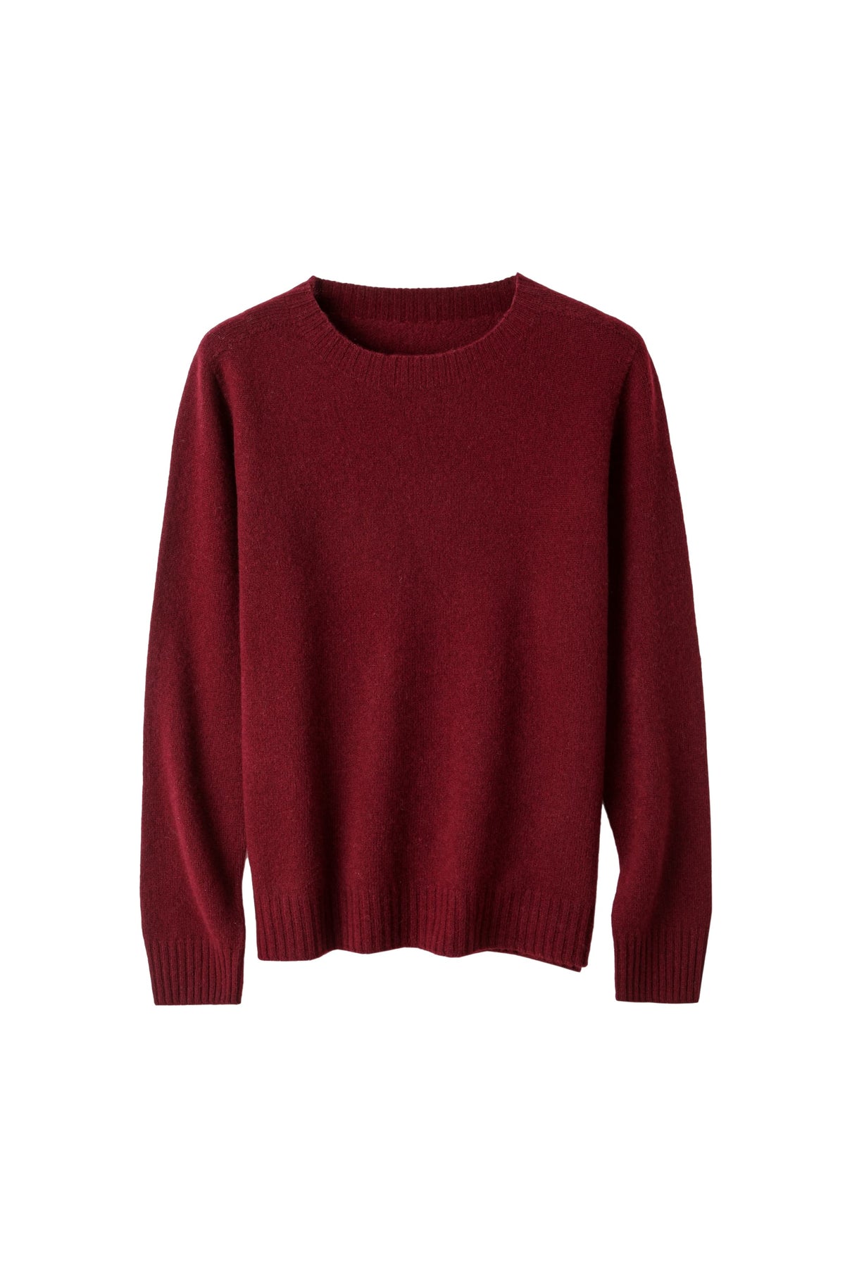 Women's 100% Fine Wool Crewneck Knit Pullover