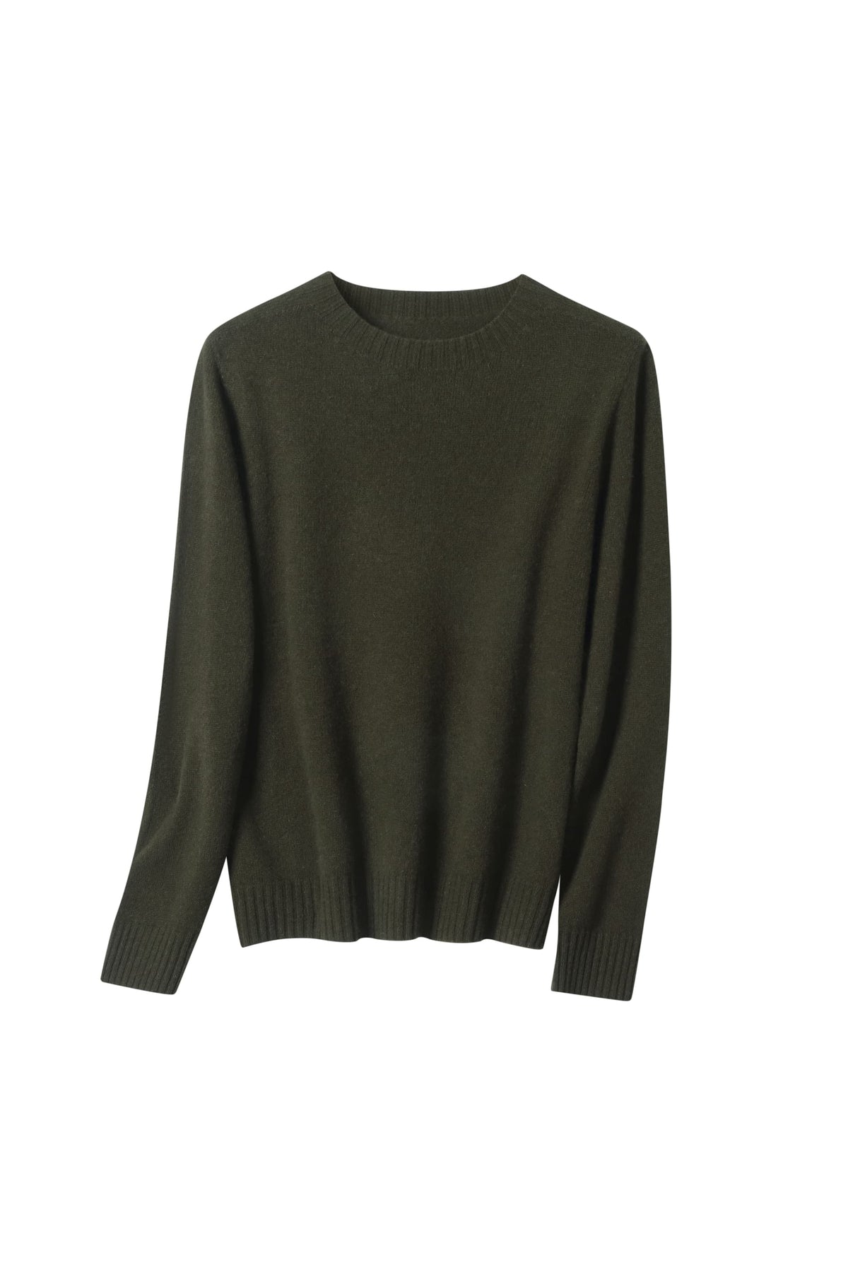 Women's 100% Fine Wool Crewneck Knit Pullover