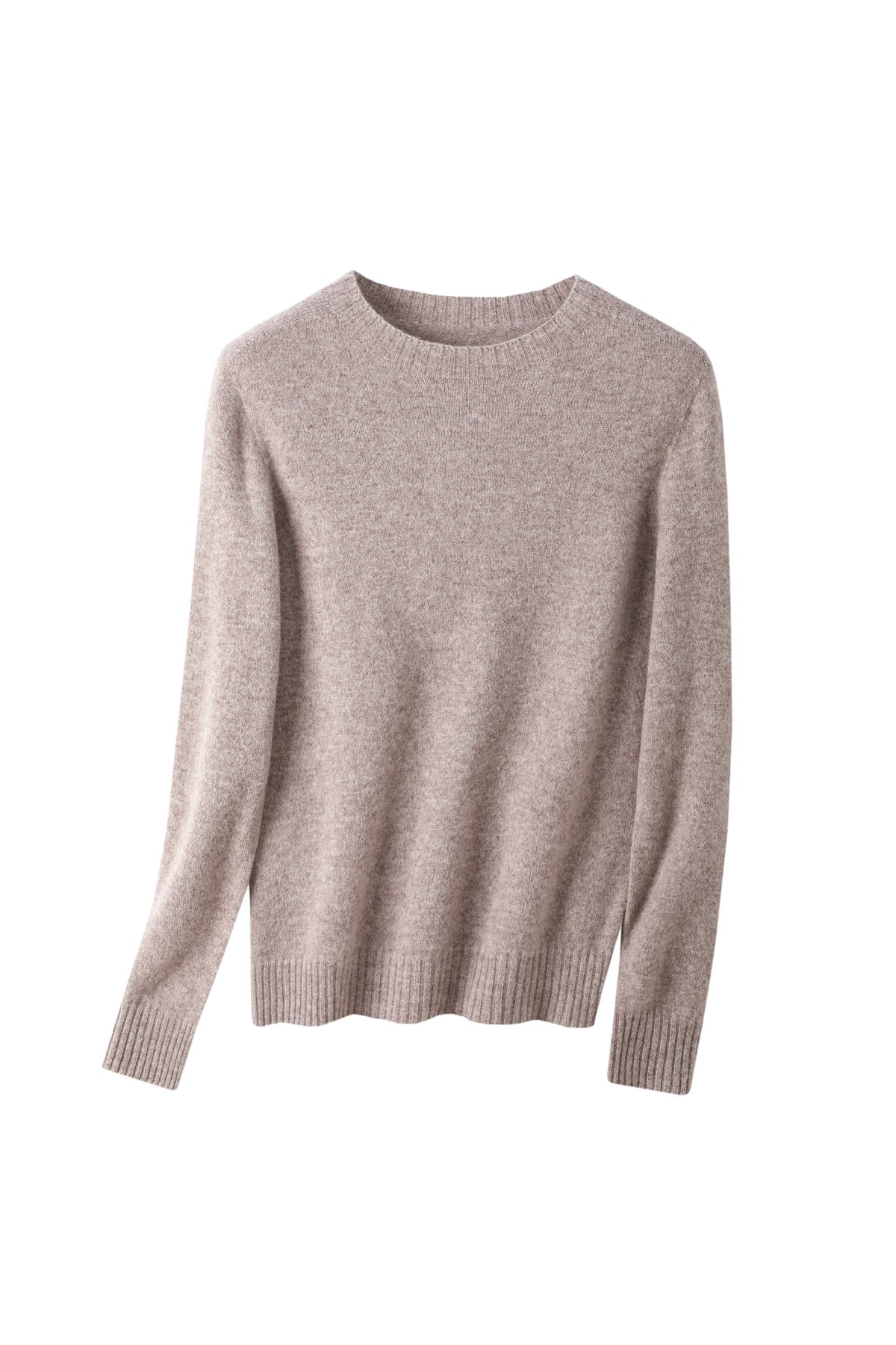 Women's 100% Fine Wool Crewneck Knit Pullover