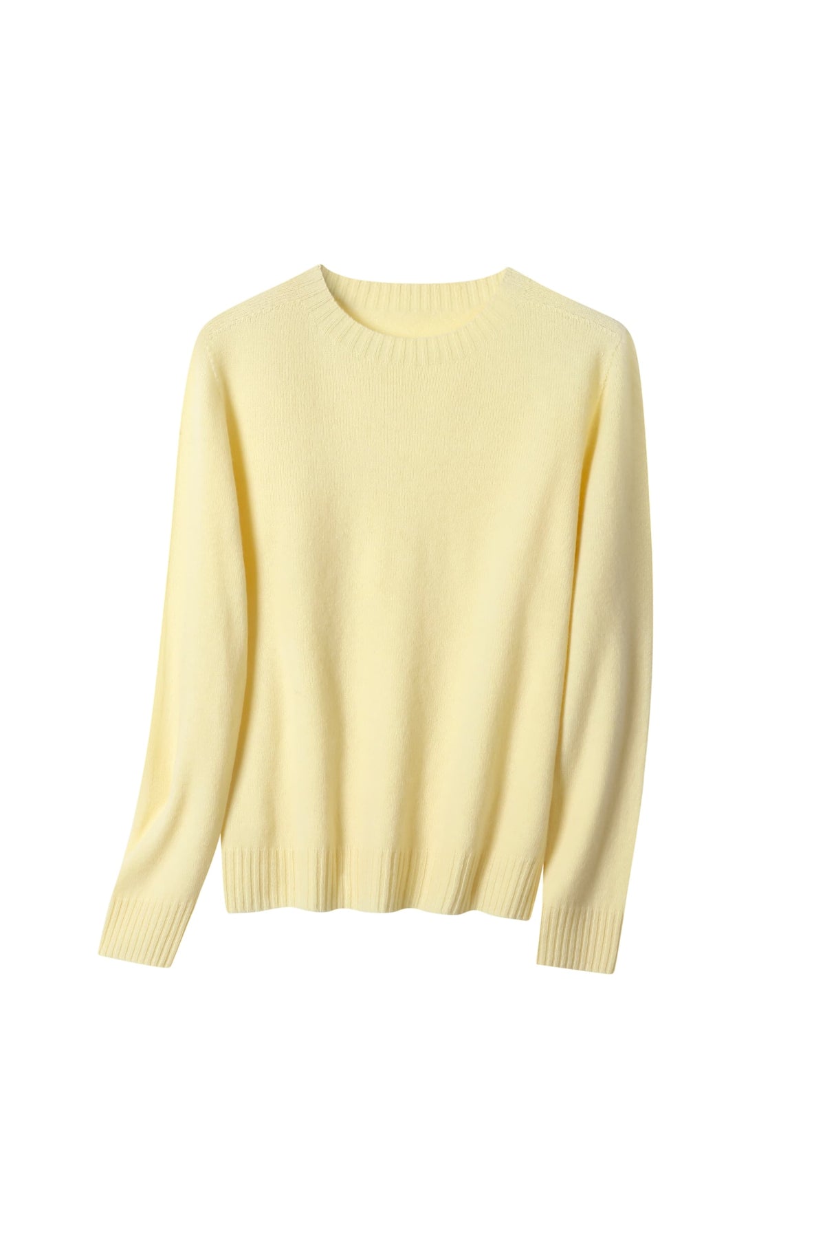 Women's 100% Fine Wool Crewneck Knit Pullover