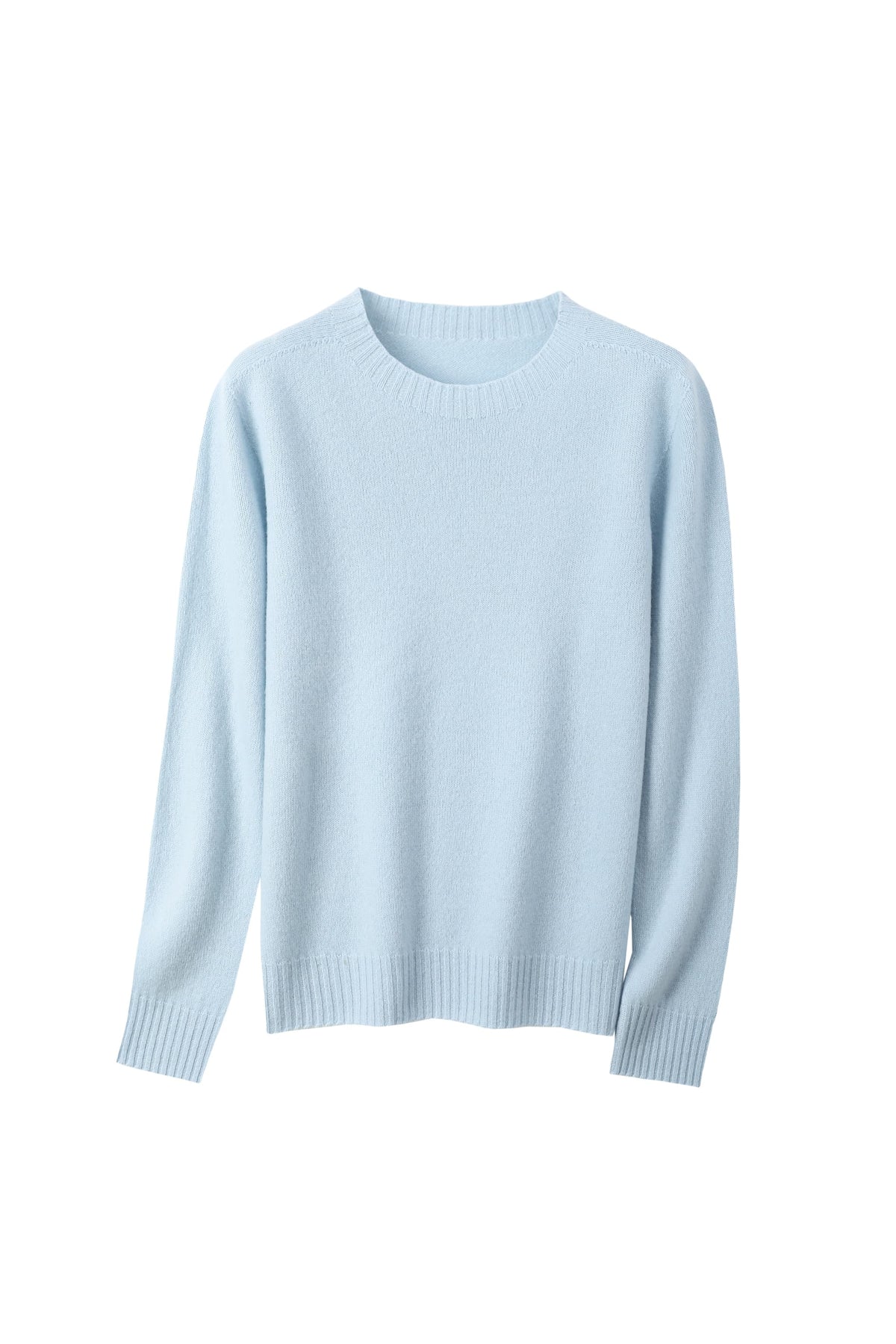 Women's 100% Fine Wool Crewneck Knit Pullover