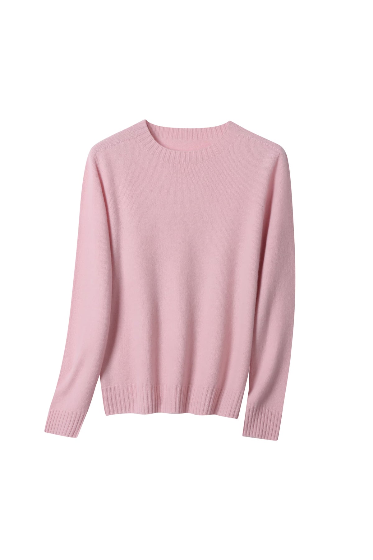 Women's 100% Fine Wool Crewneck Knit Pullover