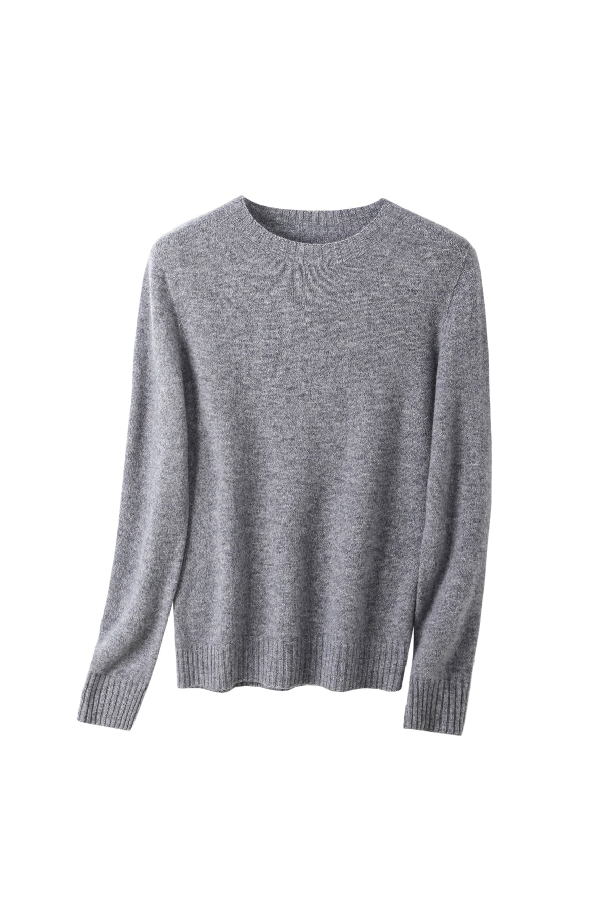 Women's 100% Fine Wool Crewneck Knit Pullover