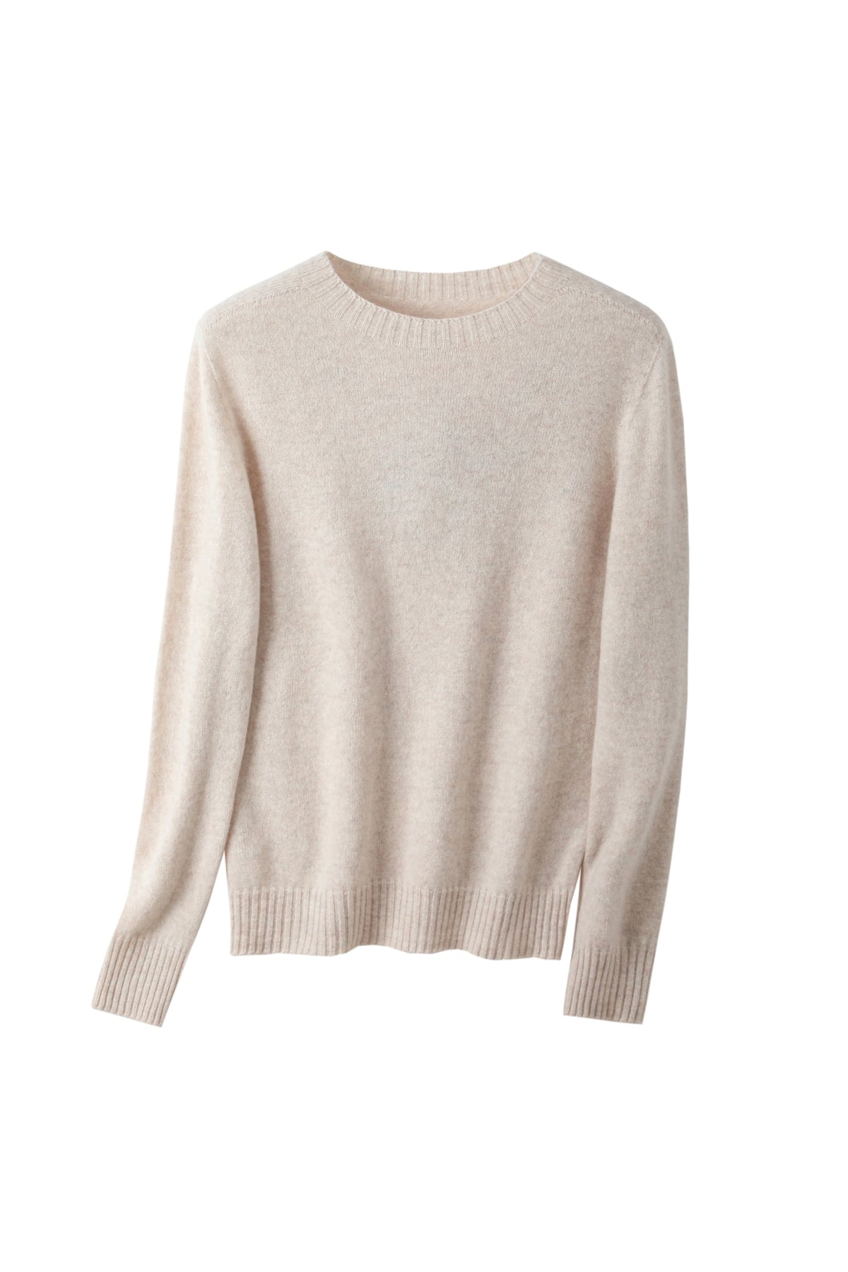 Women's 100% Fine Wool Crewneck Knit Pullover