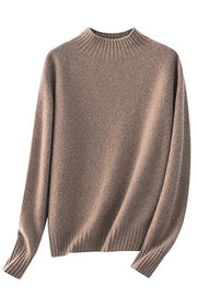 Women's Round-Neck Cashmere Sweater